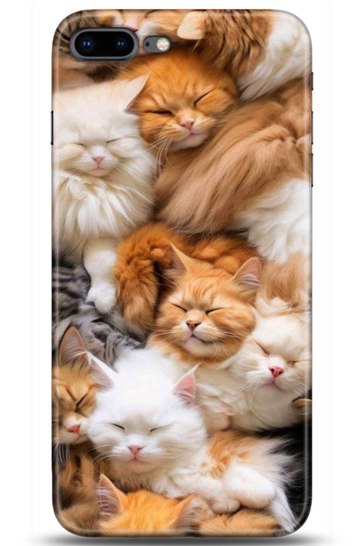 Apple iPhone 8 Plus Uyumlu Kılıf HD Baskılı Kılıf - Followed Institution 5234