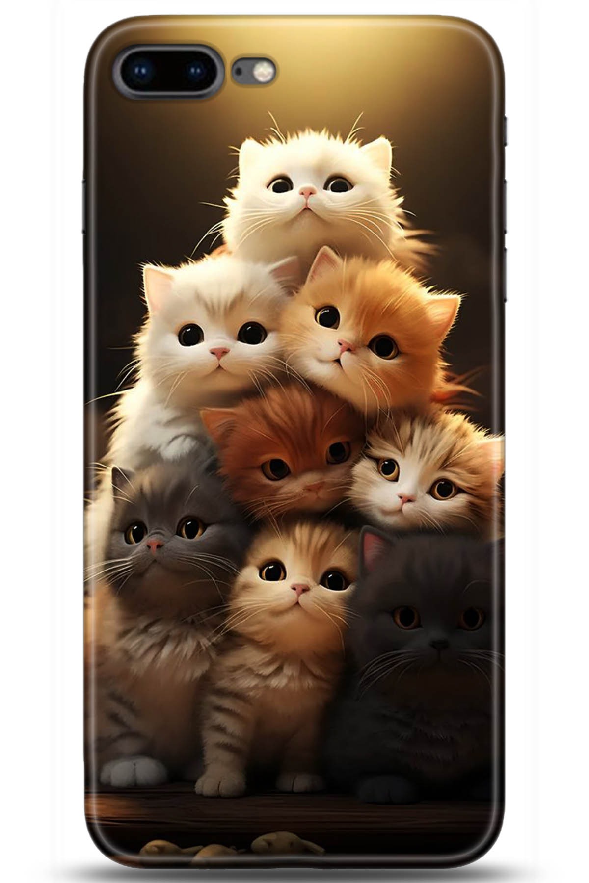 Apple iPhone 8 Plus Uyumlu Kılıf HD Baskılı Kılıf - Followed Institution 5254