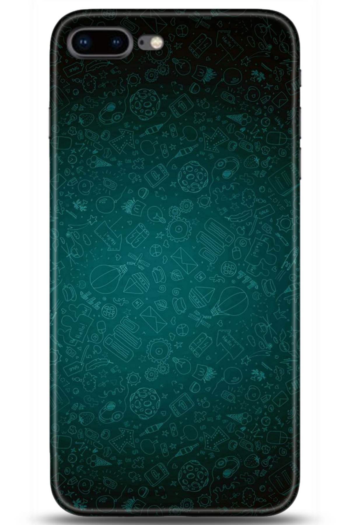 Apple iPhone 8 Plus Uyumlu Kılıf HD Baskılı Kılıf - Followed Institution 5255