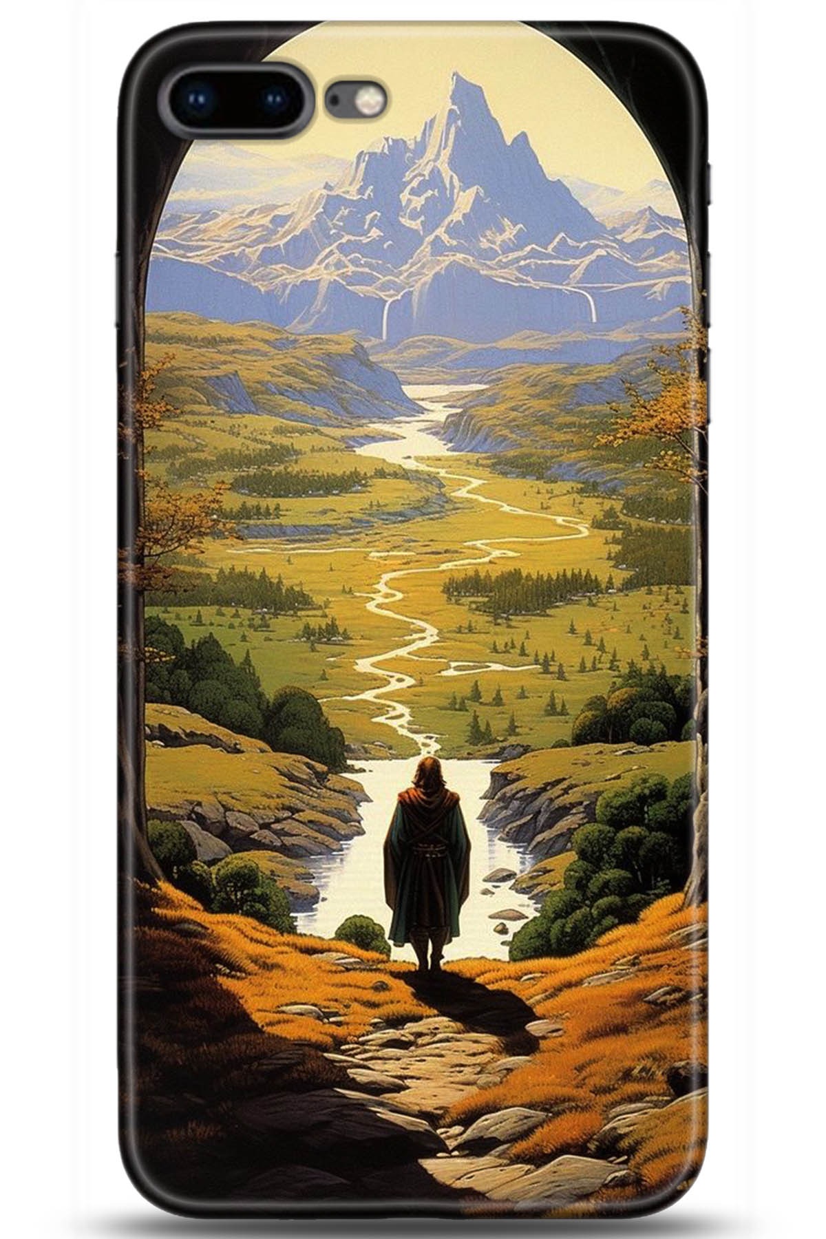 Apple iPhone 8 Plus Uyumlu Kılıf HD Baskılı Kılıf - Followed Institution 5263