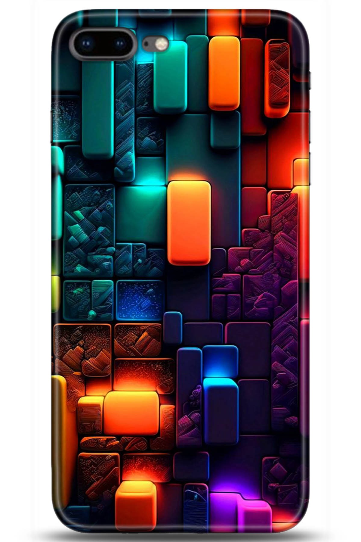 Apple iPhone 8 Plus Uyumlu Kılıf HD Baskılı Kılıf - Followed Institution 5266