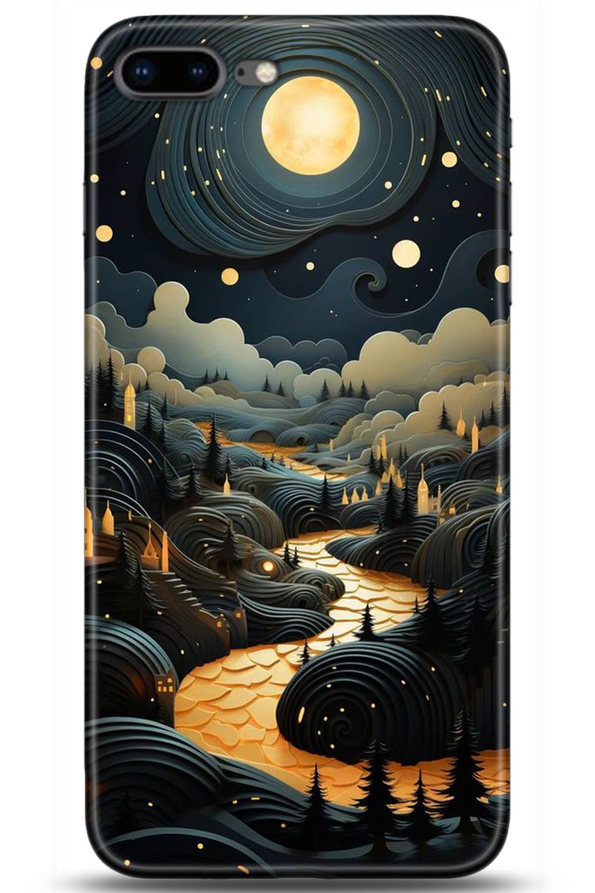 Apple iPhone 8 Plus Uyumlu Kılıf HD Baskılı Kılıf - Followed Institution 5268