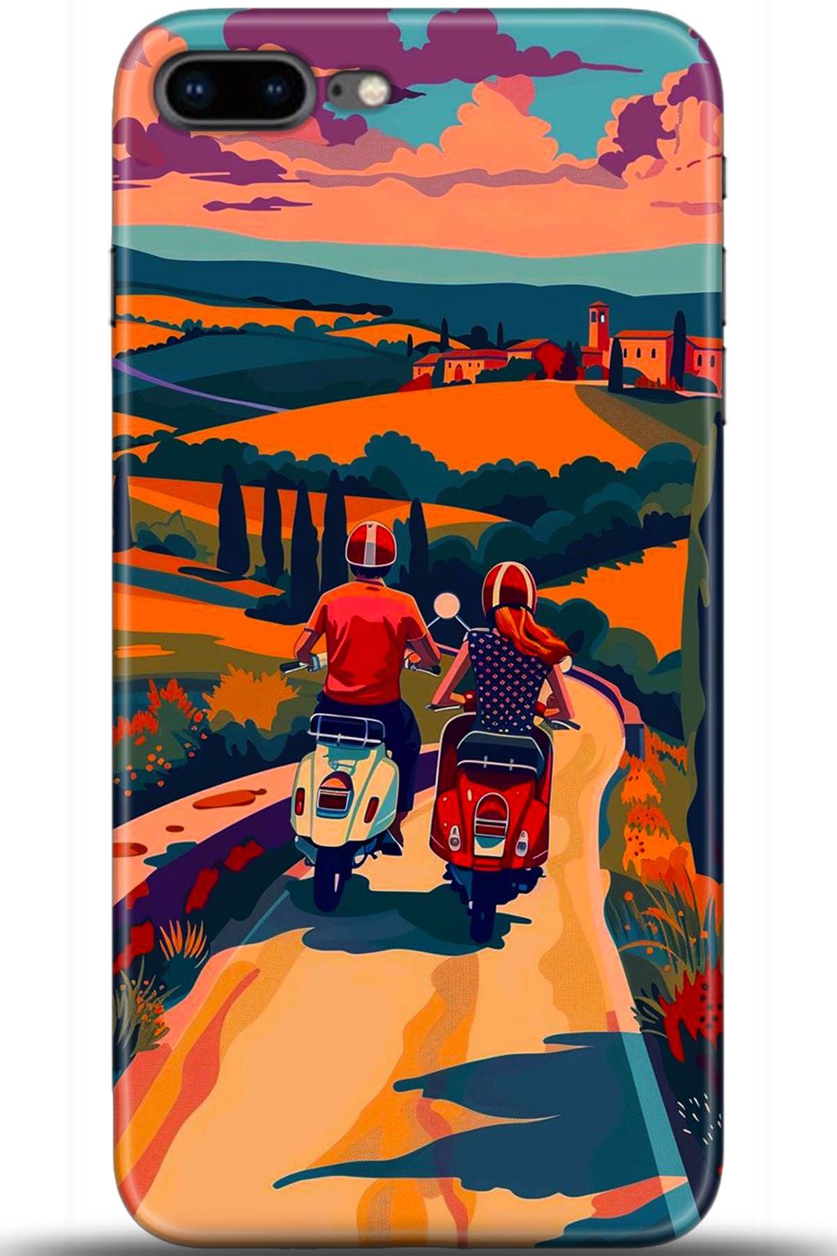 Apple iPhone 8 Plus Uyumlu Kılıf HD Baskılı Kılıf - Followed Institution 5390