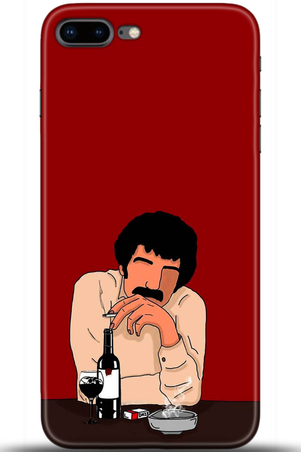 Apple iPhone 8 Plus Uyumlu Kılıf HD Baskılı Kılıf - Followed Institution 5396