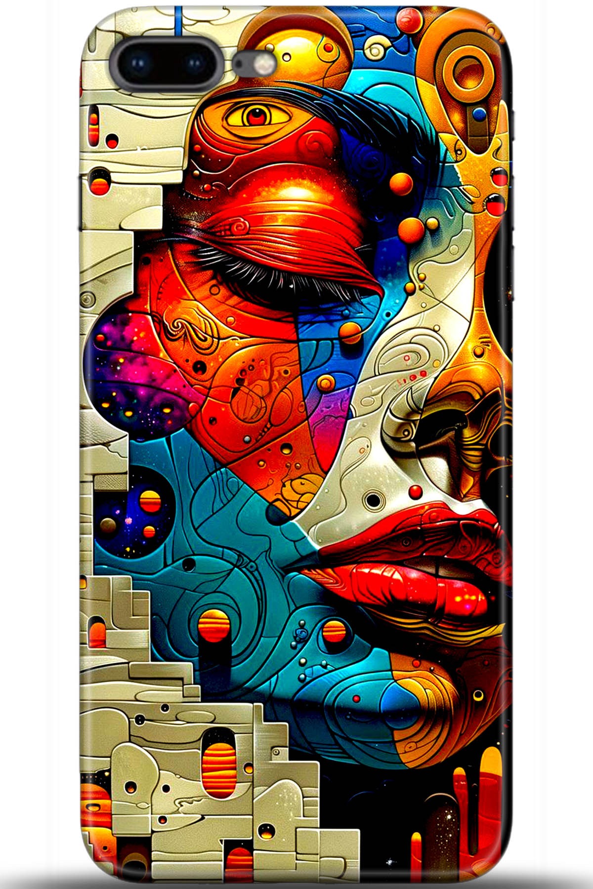 Apple iPhone 8 Plus Uyumlu Kılıf HD Baskılı Kılıf - Followed Institution 5422