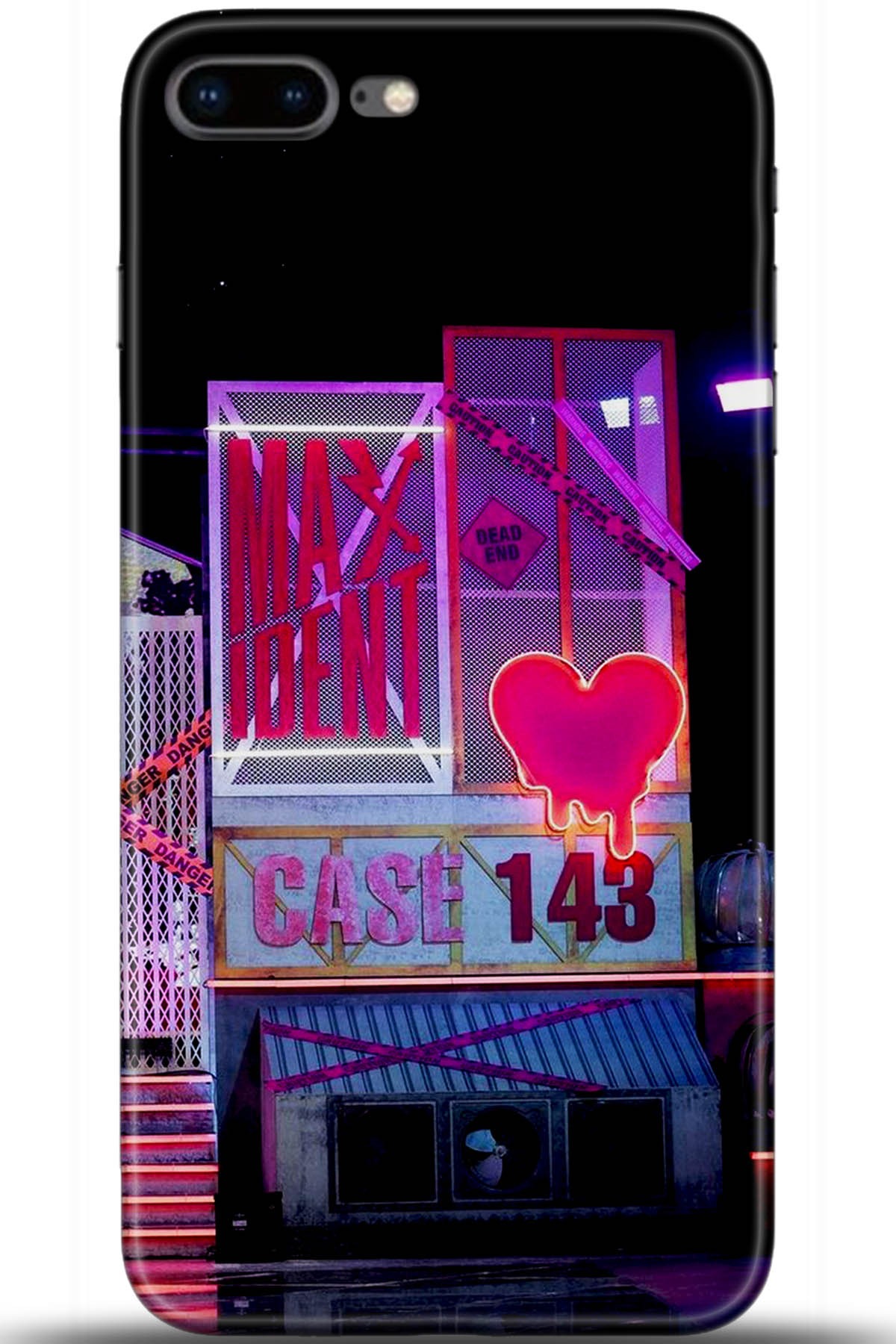 Apple iPhone 8 Plus Uyumlu Kılıf HD Baskılı Kılıf - Followed Institution 5448