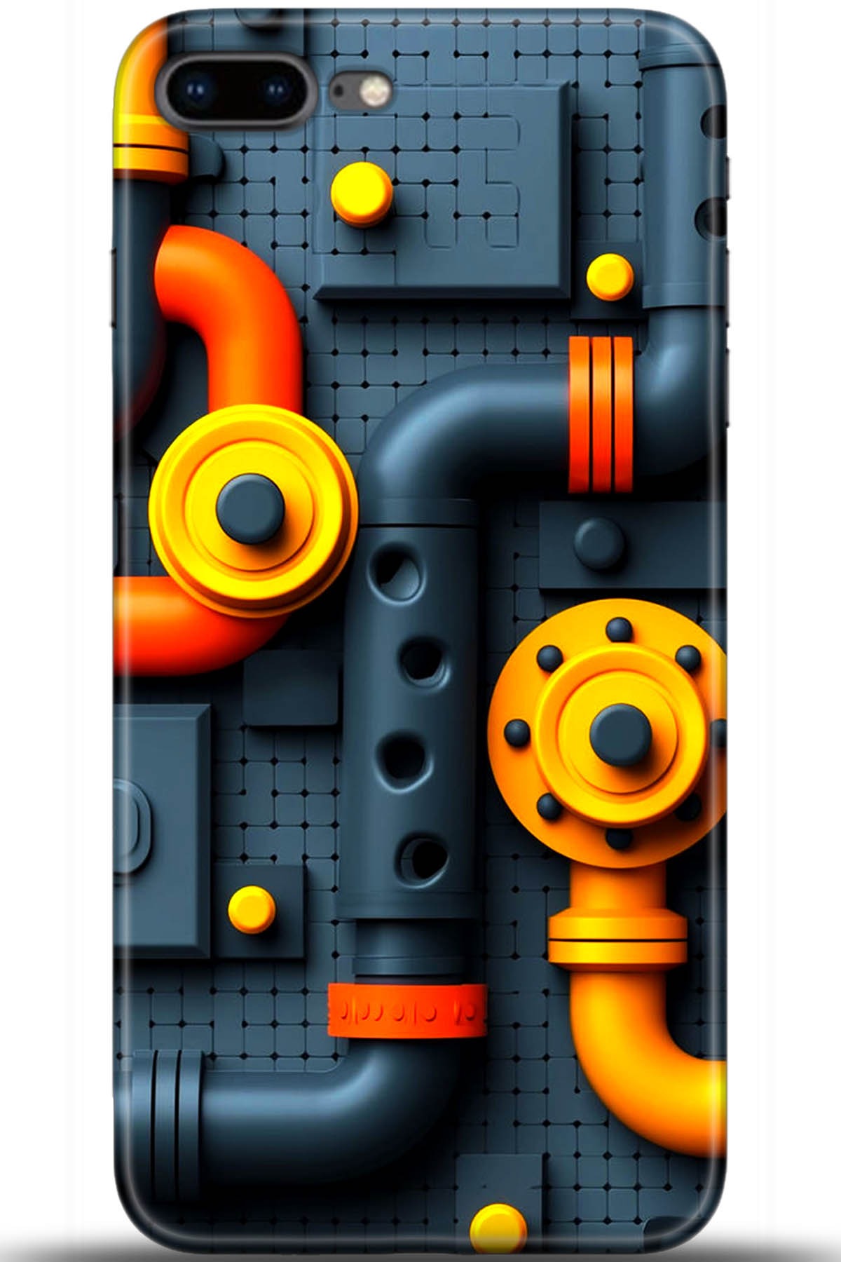 Apple iPhone 8 Plus Uyumlu Kılıf HD Baskılı Kılıf - Followed Institution 5466