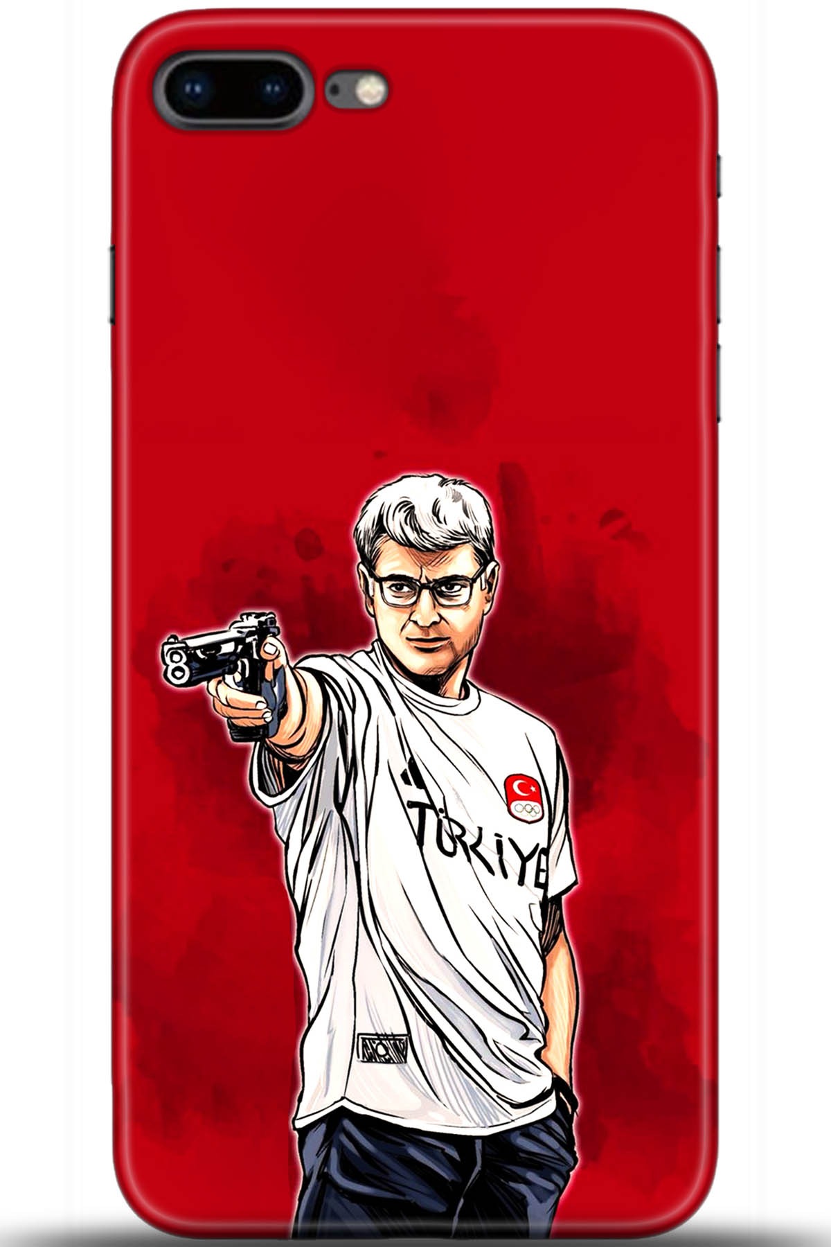 Apple iPhone 8 Plus Uyumlu Kılıf HD Baskılı Kılıf - Followed Institution 5533