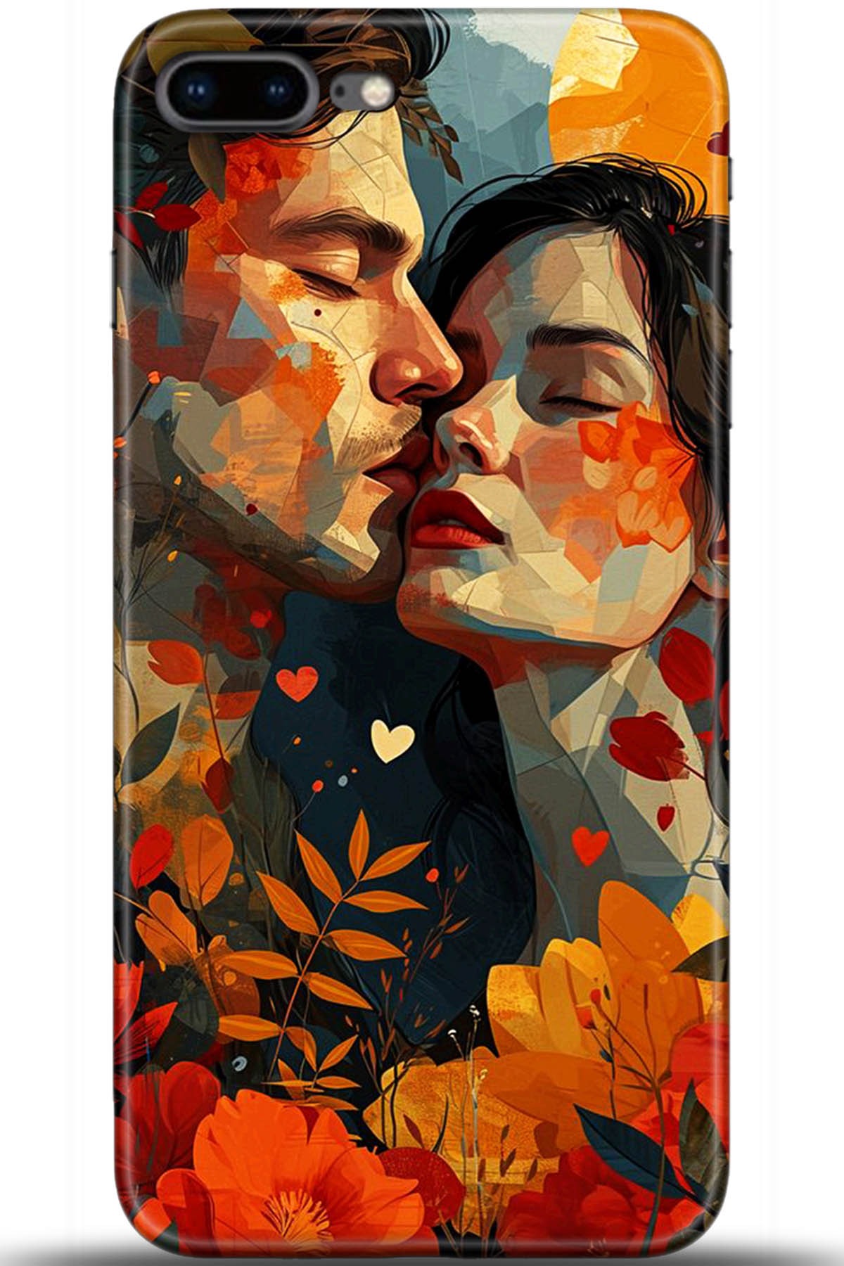 Apple iPhone 8 Plus Uyumlu Kılıf HD Baskılı Kılıf - Followed Institution 5556