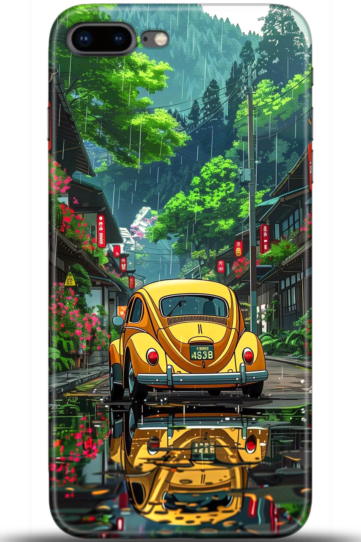 Apple iPhone 8 Plus Uyumlu Kılıf HD Baskılı Kılıf - Followed Institution 5561