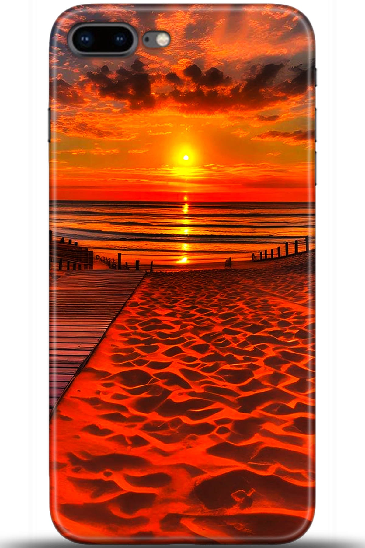 Apple iPhone 8 Plus Uyumlu Kılıf HD Baskılı Kılıf - Followed Institution 5600