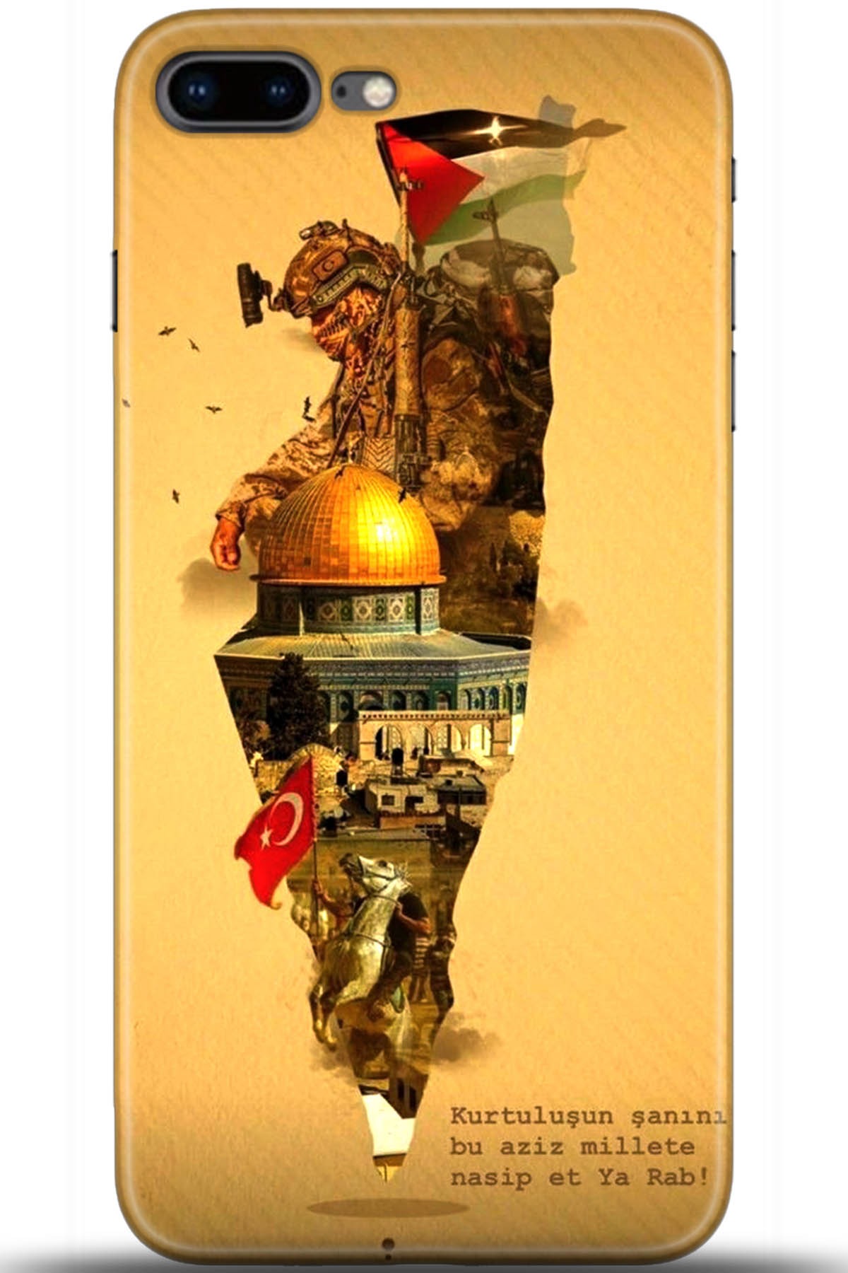 Apple iPhone 8 Plus Uyumlu Kılıf HD Baskılı Kılıf - Followed Institution 5611