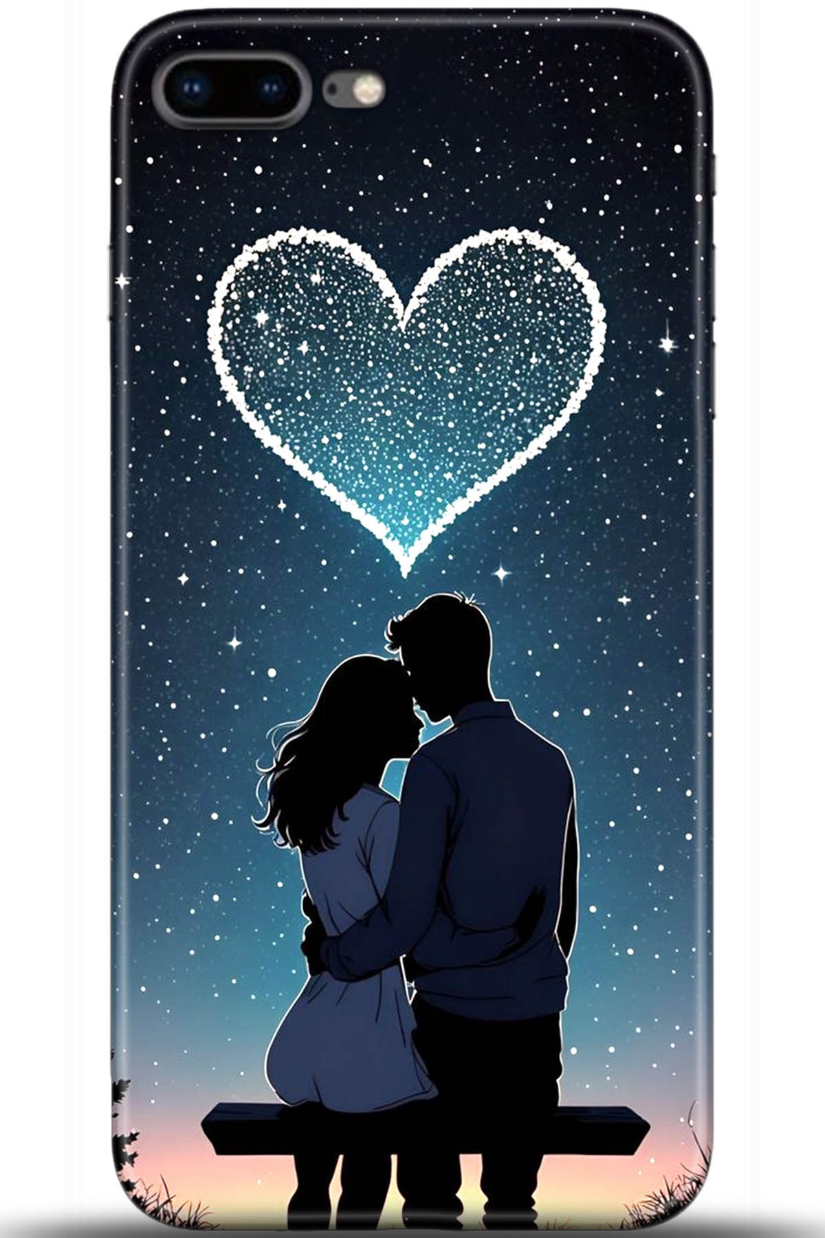 Apple iPhone 8 Plus Uyumlu Kılıf HD Baskılı Kılıf - Followed Institution 5691