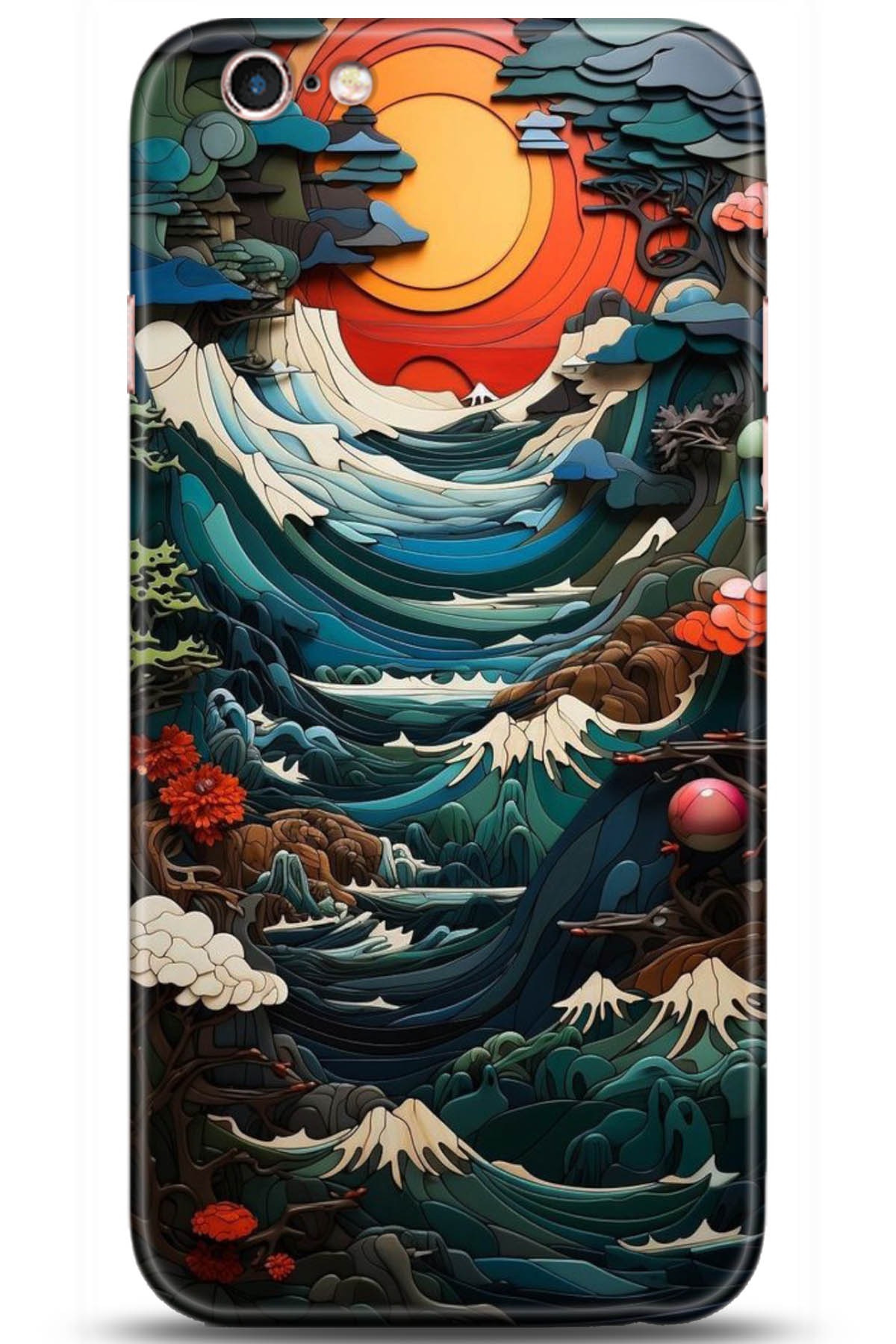 Apple iPhone 6S Uyumlu Kılıf HD Baskılı Kılıf - Followed Institution 5009