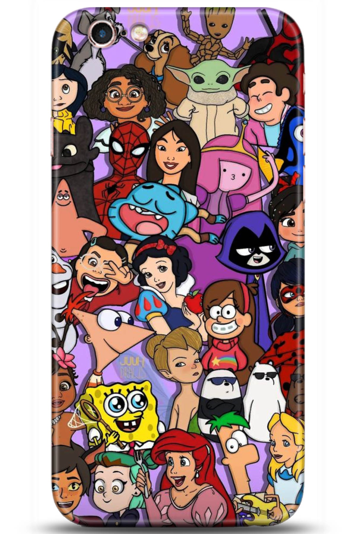 Apple iPhone 6S Uyumlu Kılıf HD Baskılı Kılıf - Followed Institution 5168