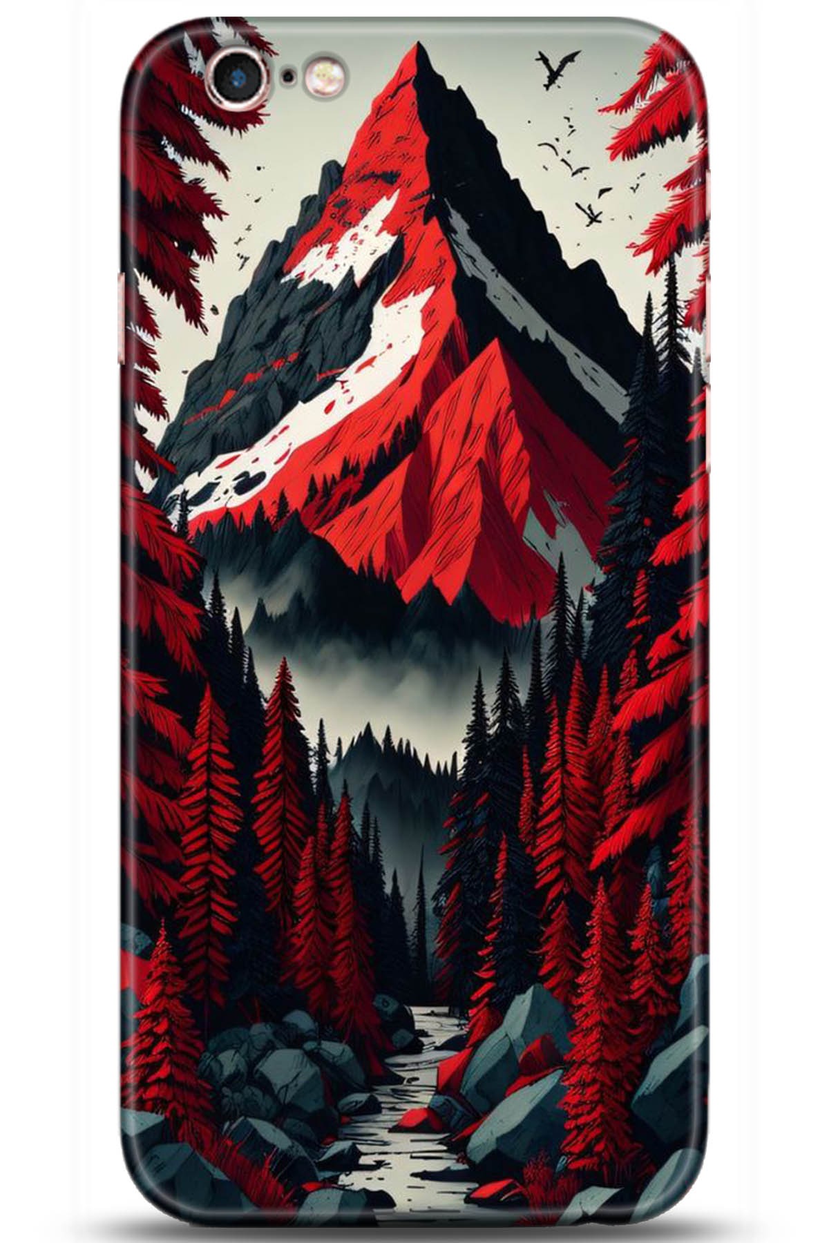 Apple iPhone 6S Uyumlu Kılıf HD Baskılı Kılıf - Followed Institution 5196