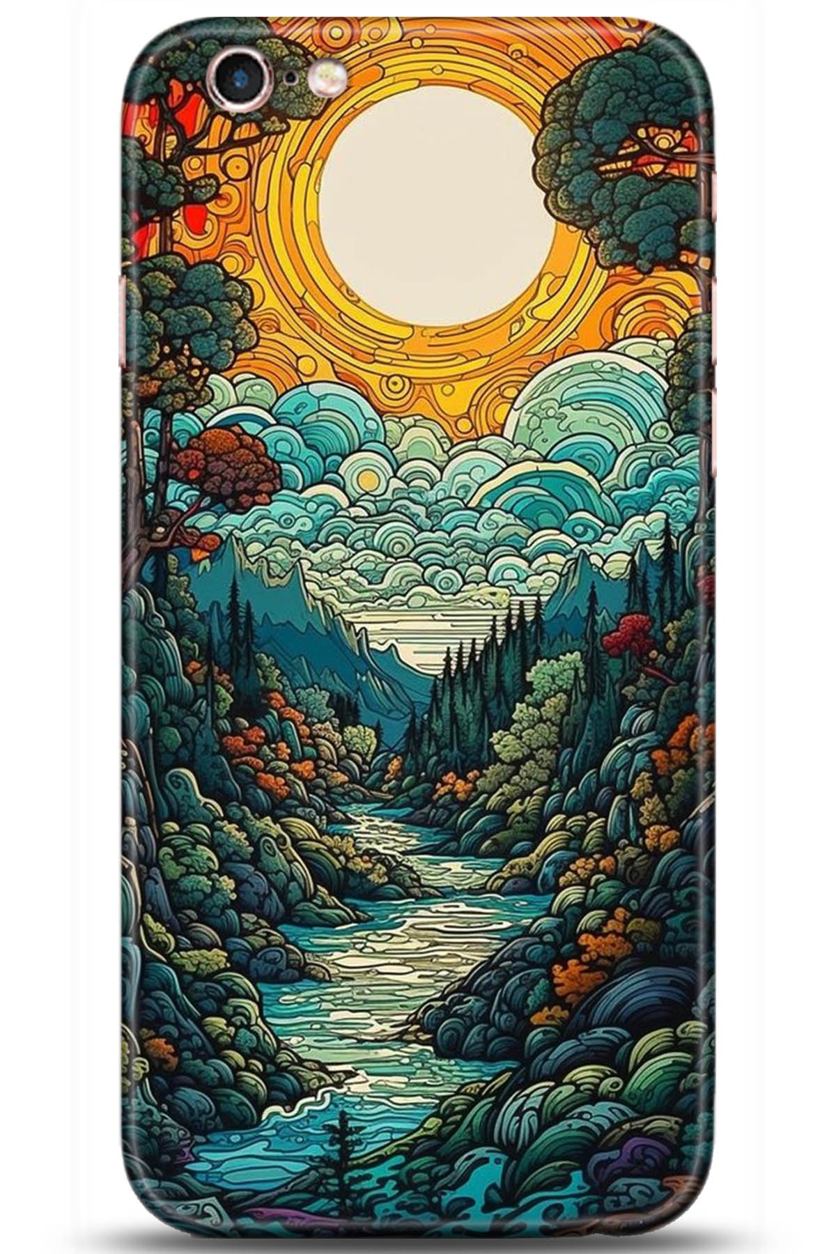 Apple iPhone 6S Uyumlu Kılıf HD Baskılı Kılıf - Followed Institution 5198