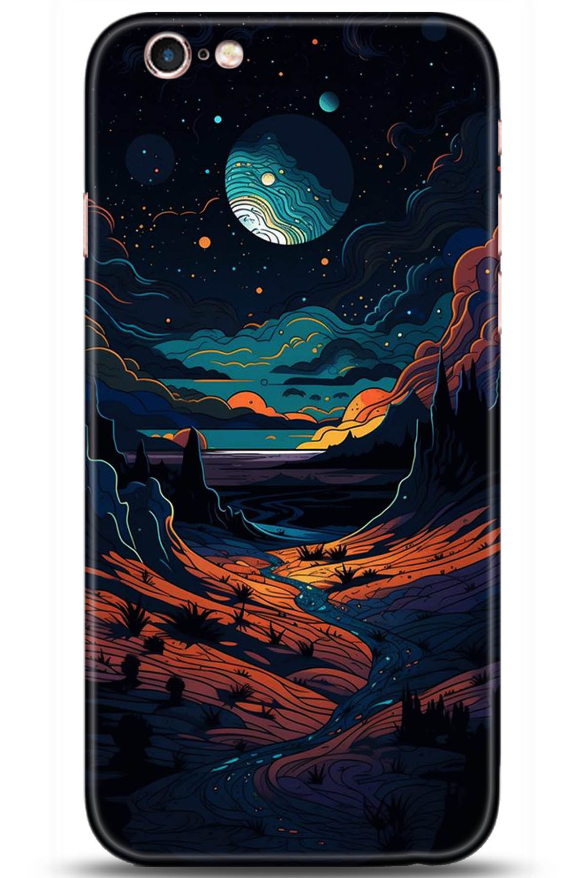 Apple iPhone 6S Uyumlu Kılıf HD Baskılı Kılıf - Followed Institution 5275