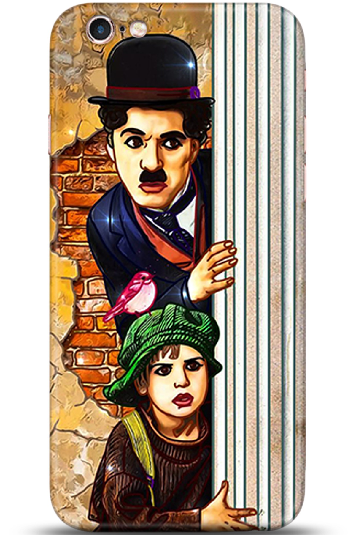 Apple iPhone 6S Uyumlu Kılıf HD Baskılı Kılıf - Followed Institution 5348