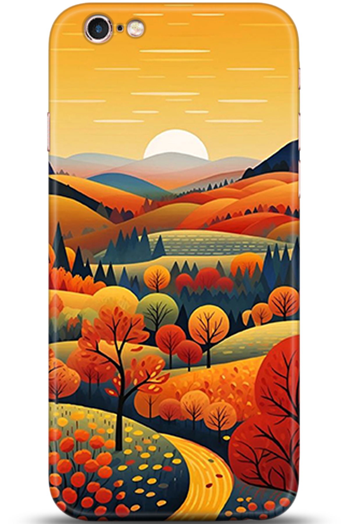 Apple iPhone 6S Uyumlu Kılıf HD Baskılı Kılıf - Followed Institution 5356