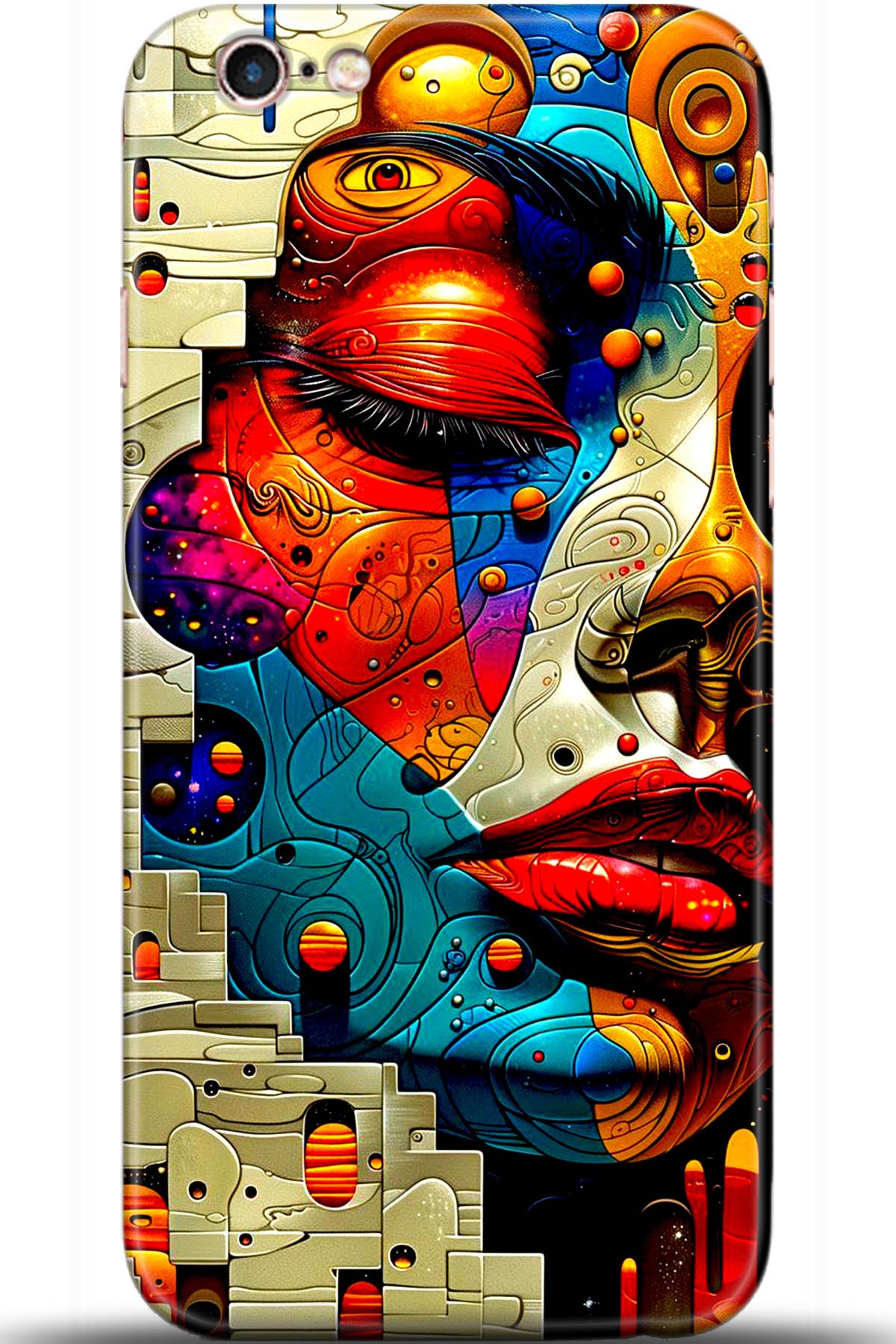 Apple iPhone 6S Uyumlu Kılıf HD Baskılı Kılıf - Followed Institution 5422