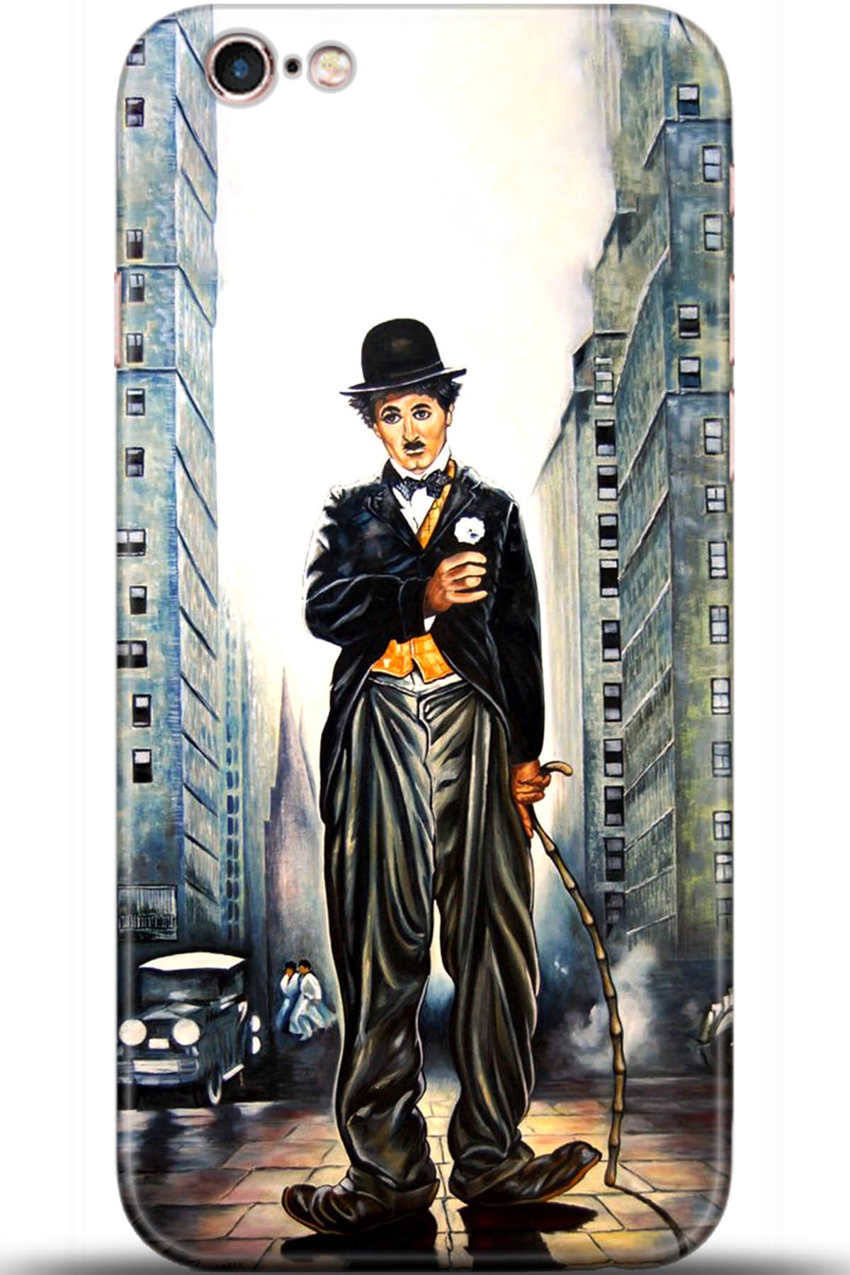 Apple iPhone 6S Uyumlu Kılıf HD Baskılı Kılıf - Followed Institution 5693