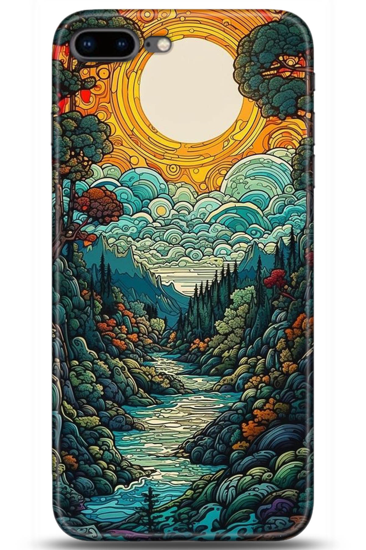 Apple iPhone 7 Plus Uyumlu Kılıf HD Baskılı Kılıf - Followed Institution 5198