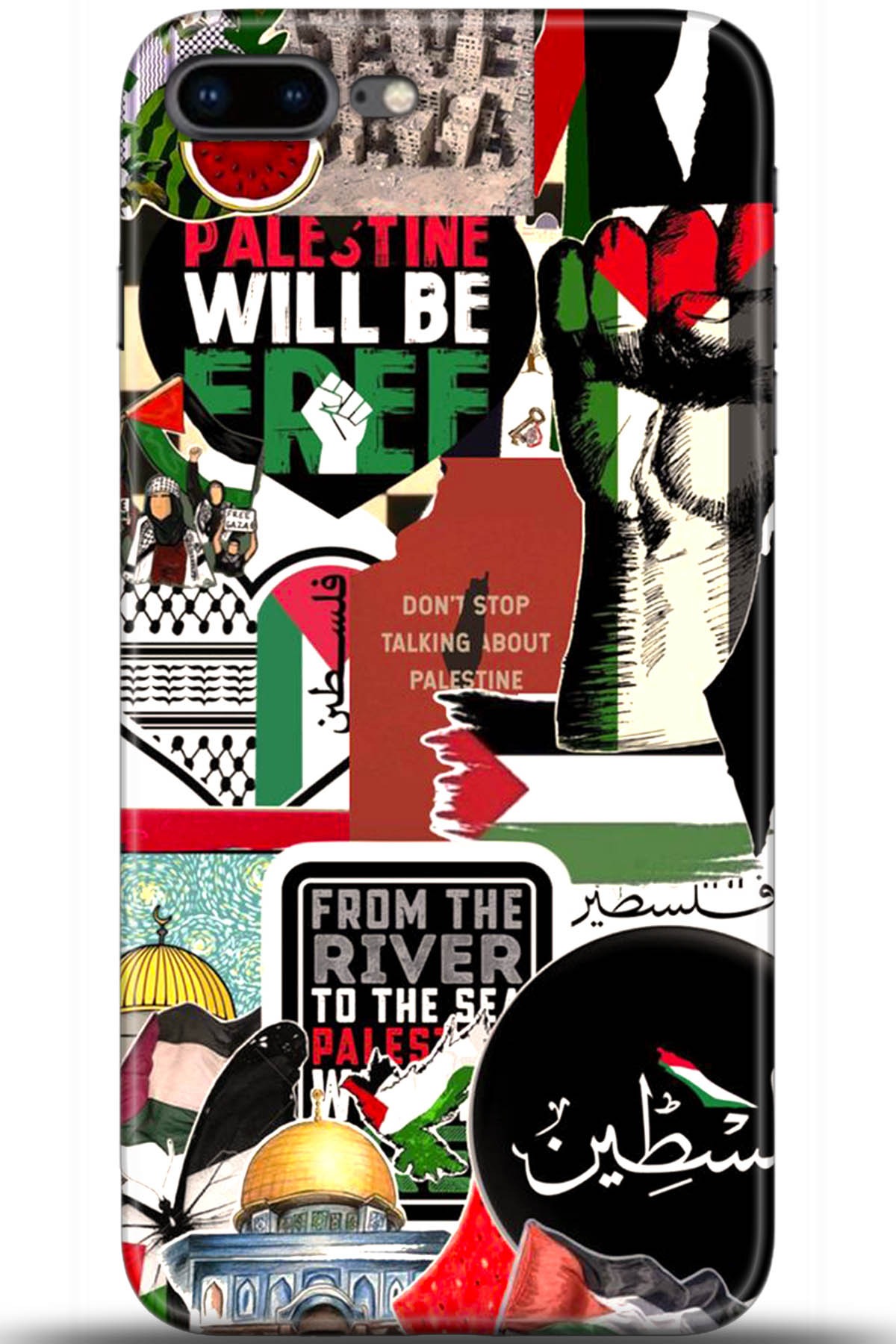 Apple iPhone 7 Plus Uyumlu Kılıf HD Baskılı Kılıf - Followed Institution 5617