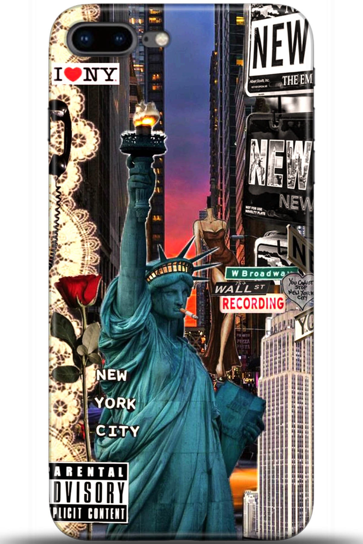 Apple iPhone 7 Plus Uyumlu Kılıf HD Baskılı Kılıf - Followed Institution 5618