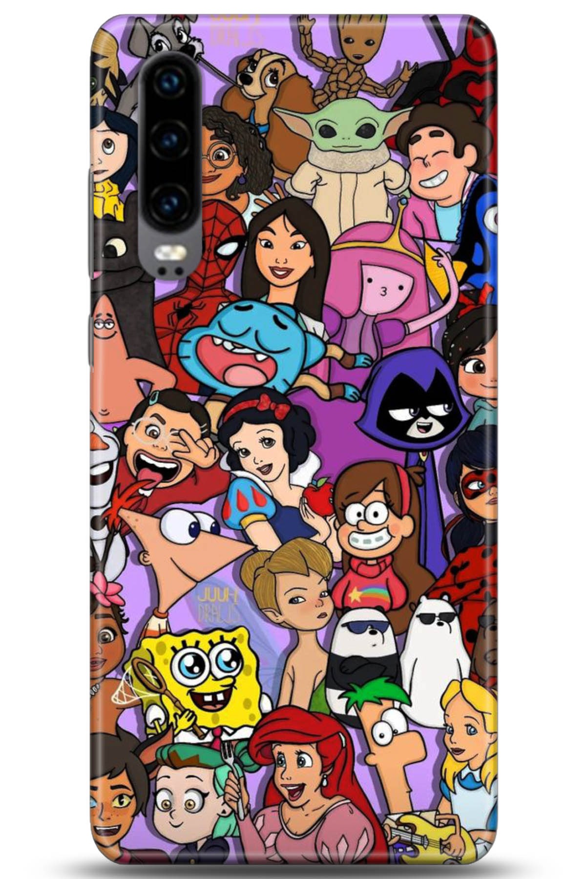 Huawei P30 Uyumlu Kılıf HD Baskılı Kılıf - Followed Institution 5168