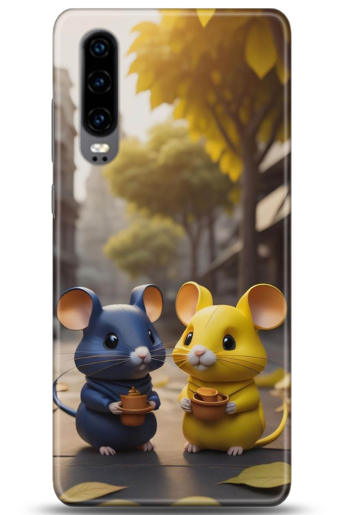 Huawei P30 Uyumlu Kılıf HD Baskılı Kılıf - Followed Institution 5306