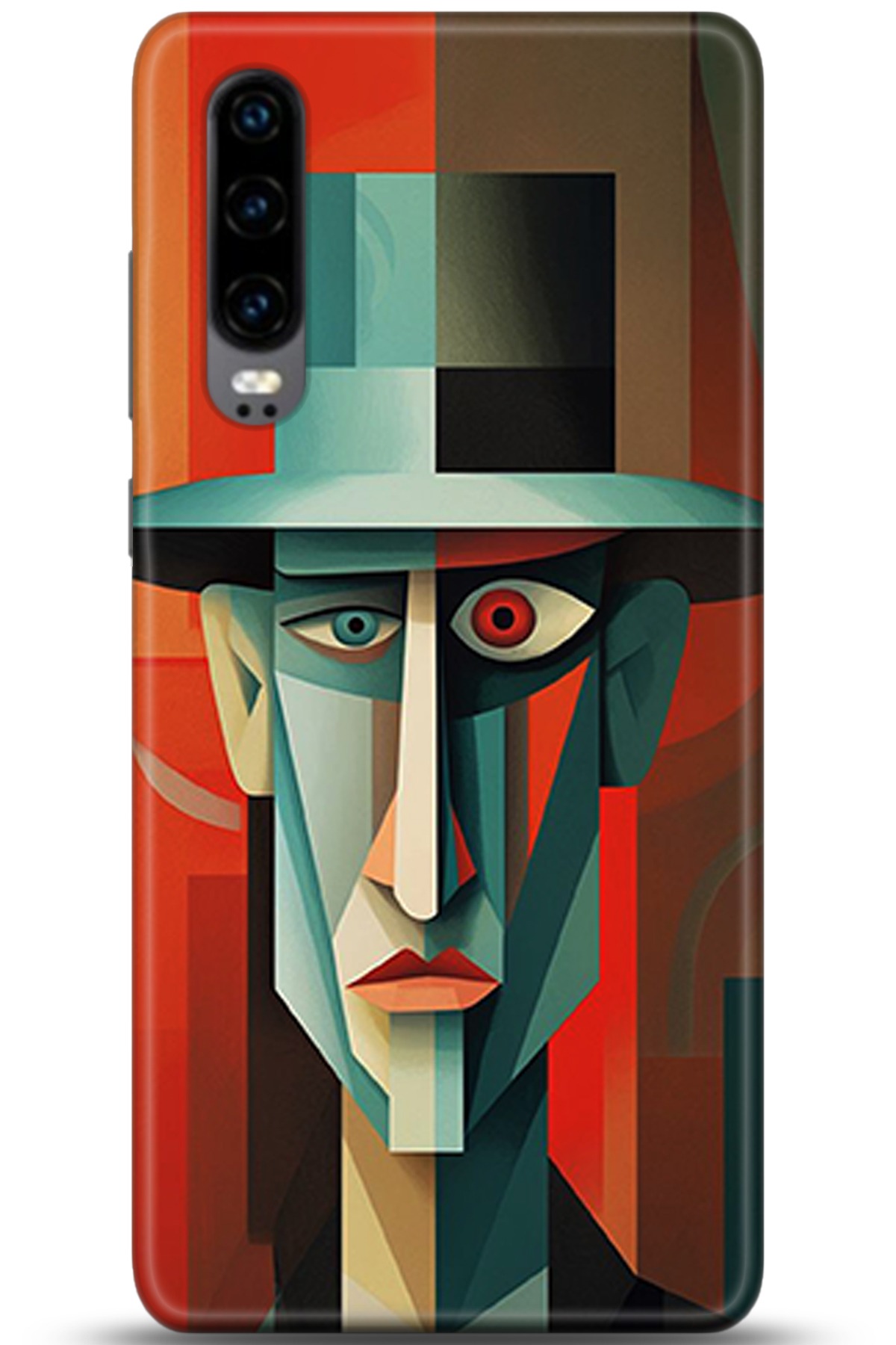 Huawei P30 Uyumlu Kılıf HD Baskılı Kılıf - Followed Institution 5325