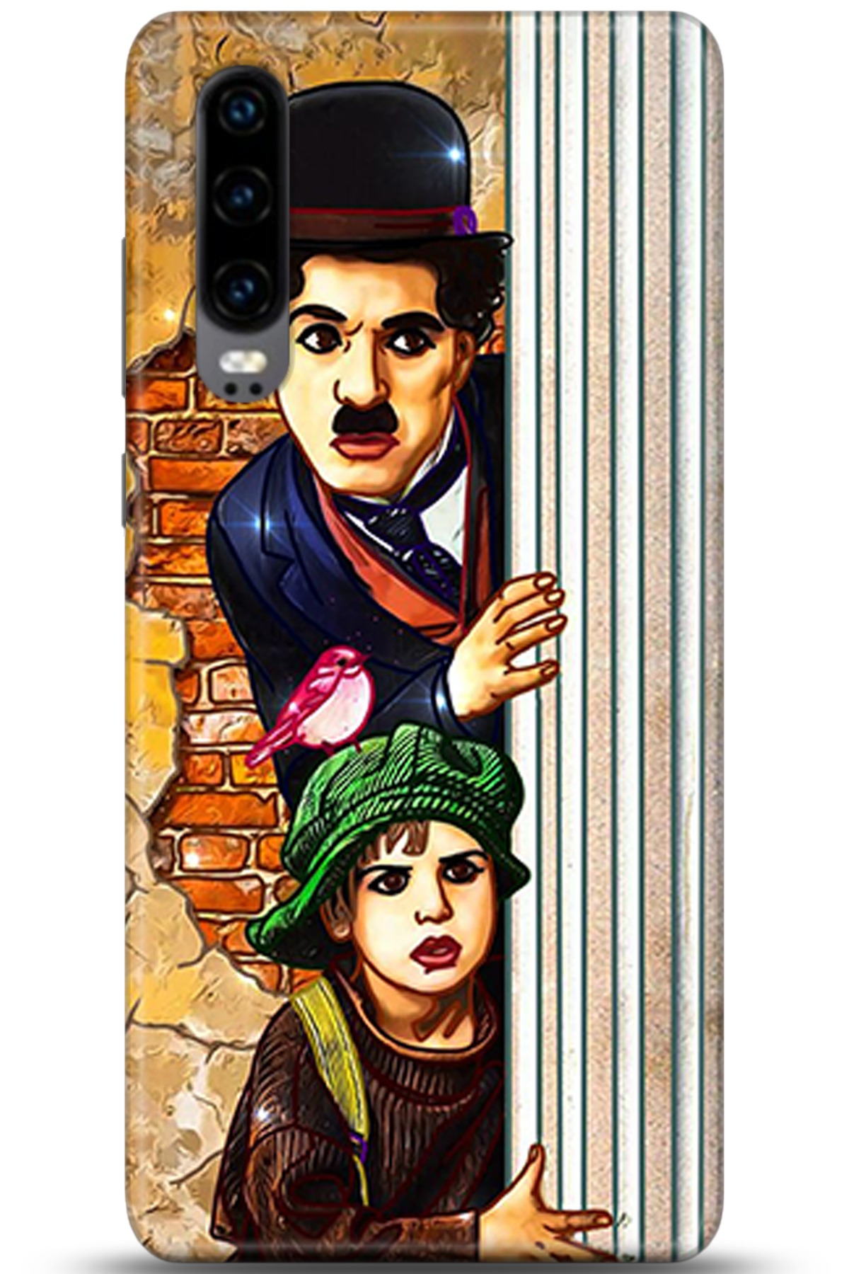 Huawei P30 Uyumlu Kılıf HD Baskılı Kılıf - Followed Institution 5348