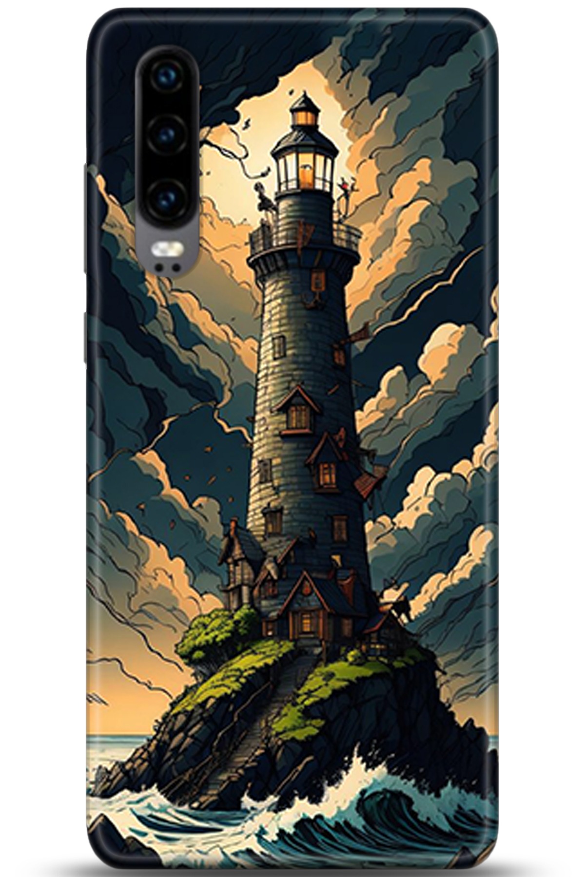 Huawei P30 Uyumlu Kılıf HD Baskılı Kılıf - Followed Institution 5363