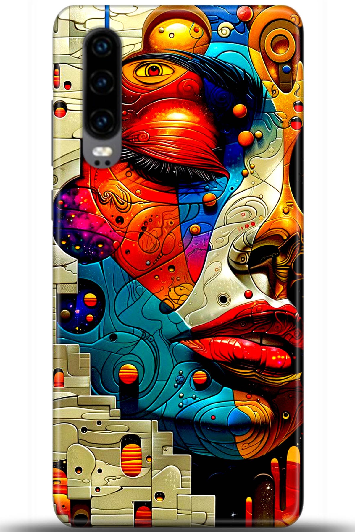 Huawei P30 Uyumlu Kılıf HD Baskılı Kılıf - Followed Institution 5422