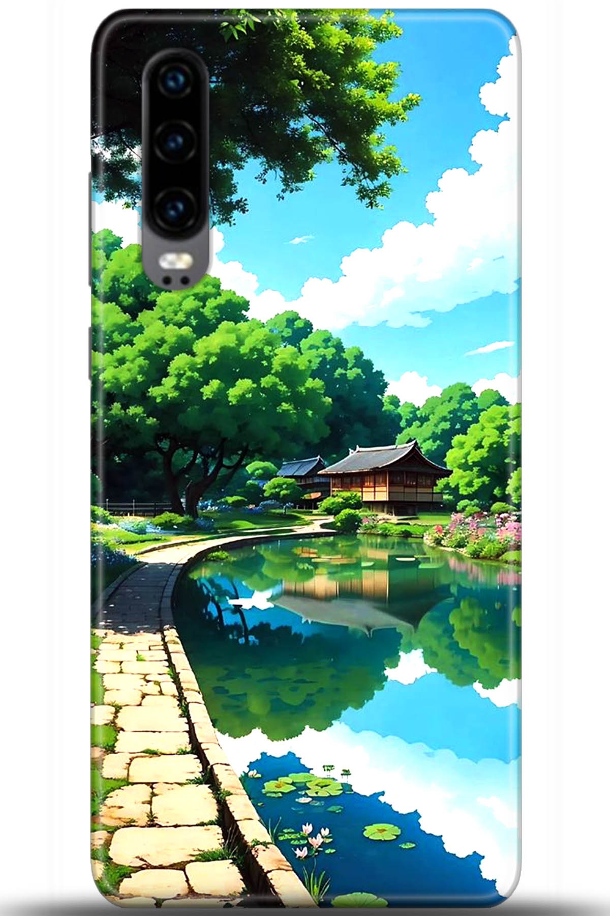 Huawei P30 Uyumlu Kılıf HD Baskılı Kılıf - Followed Institution 5463