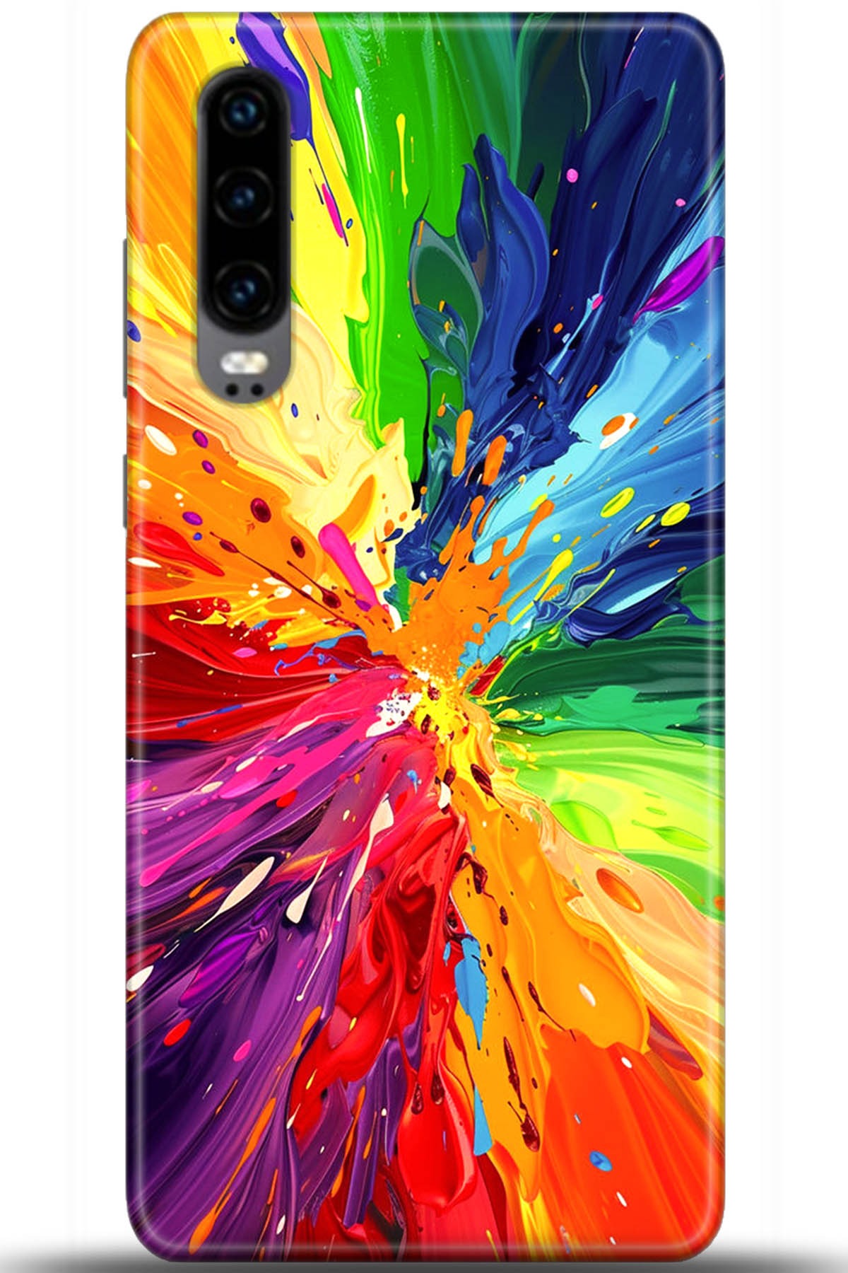 Huawei P30 Uyumlu Kılıf HD Baskılı Kılıf - Followed Institution 5513