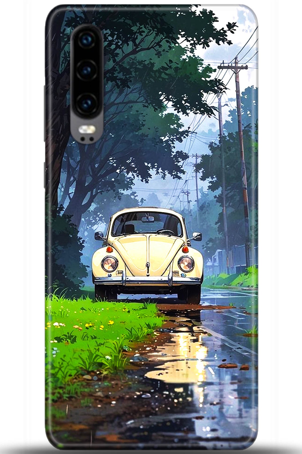 Huawei P30 Uyumlu Kılıf HD Baskılı Kılıf - Followed Institution 5562