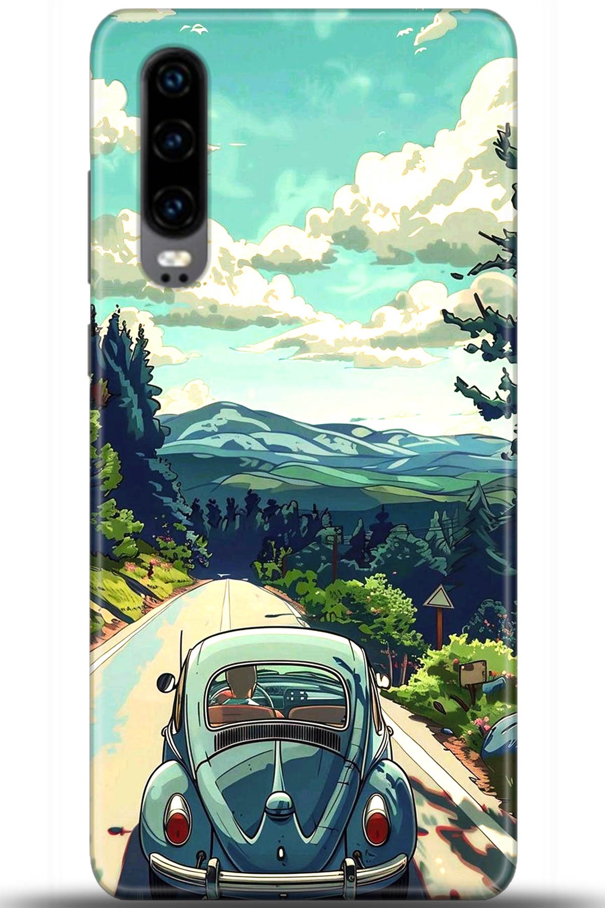 Huawei P30 Uyumlu Kılıf HD Baskılı Kılıf - Followed Institution 5563