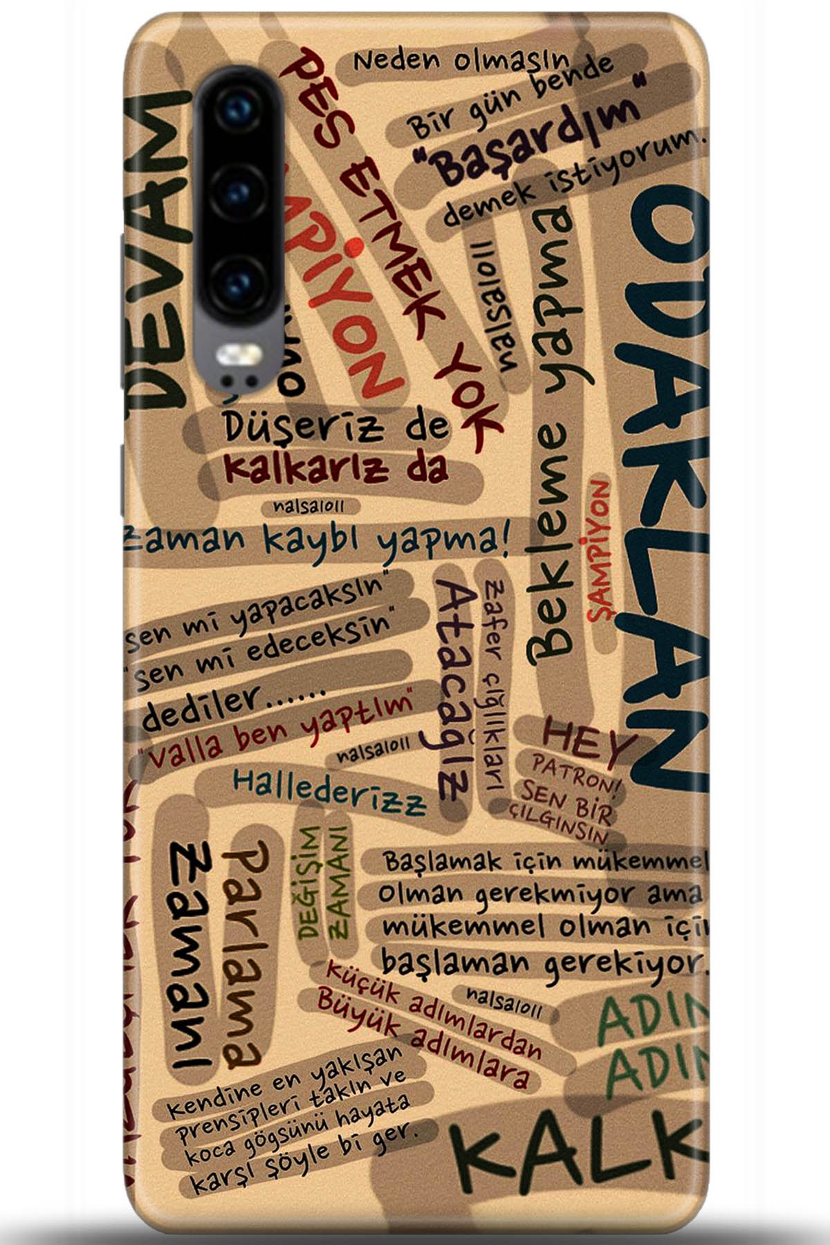 Huawei P30 Uyumlu Kılıf HD Baskılı Kılıf - Followed Institution 5586