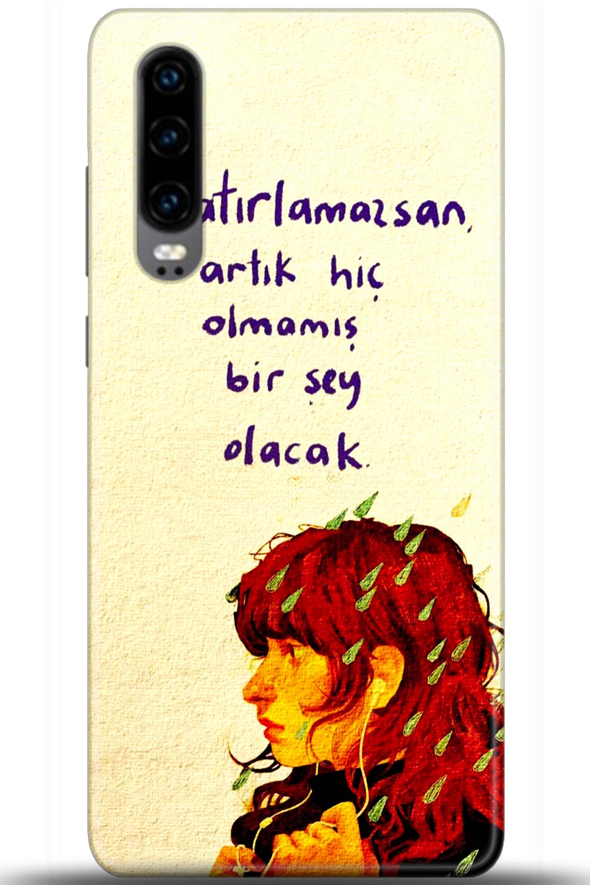 Huawei P30 Uyumlu Kılıf HD Baskılı Kılıf - Followed Institution 5595