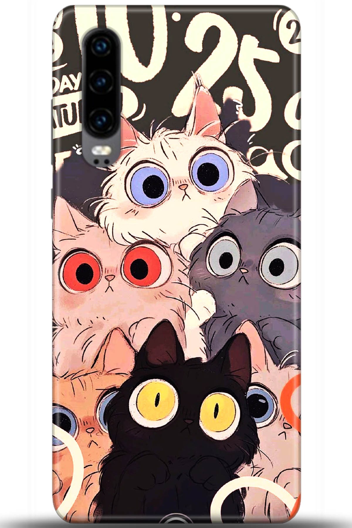 Huawei P30 Uyumlu Kılıf HD Baskılı Kılıf - Followed Institution 5641