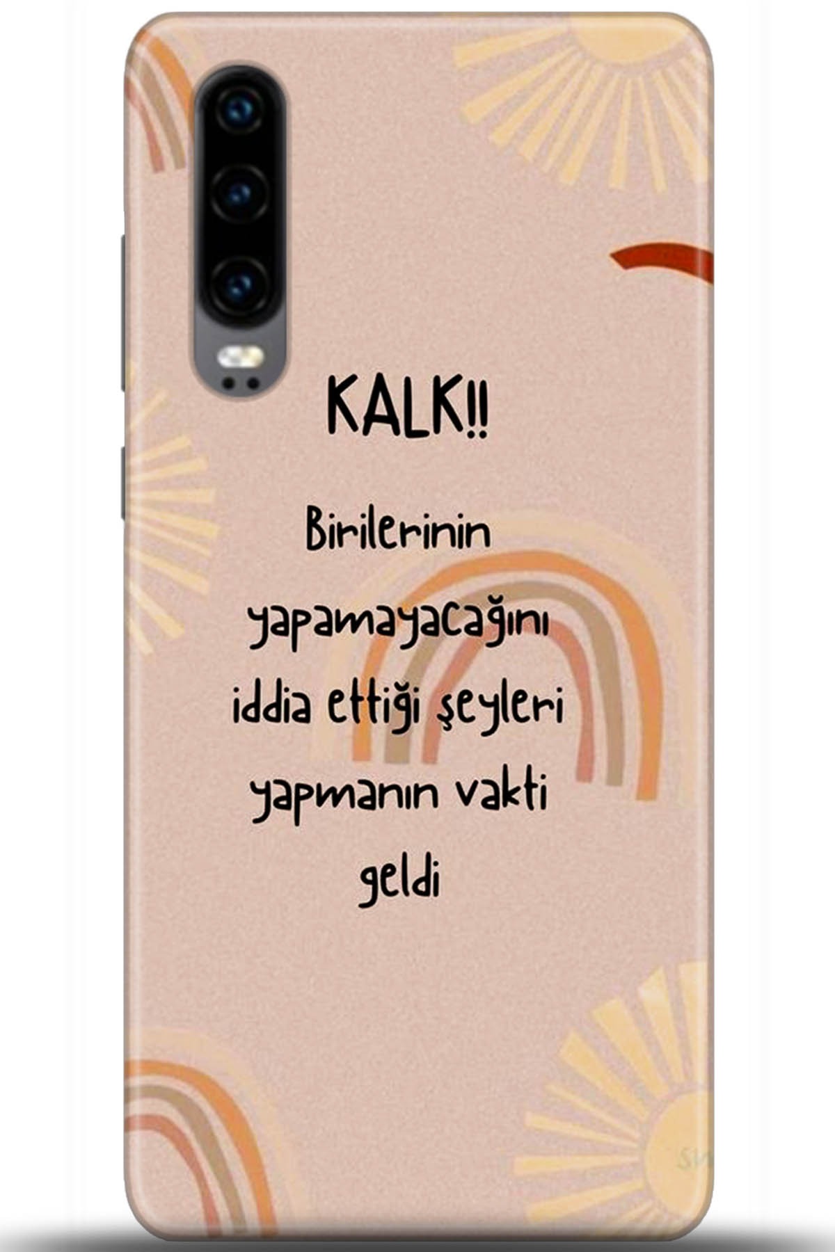 Huawei P30 Uyumlu Kılıf HD Baskılı Kılıf - Followed Institution 5688