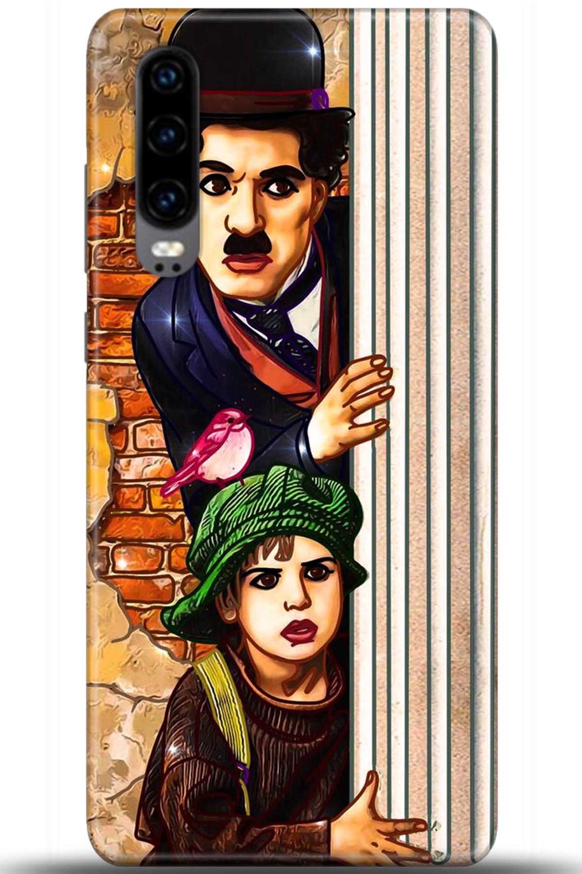 Huawei P30 Uyumlu Kılıf HD Baskılı Kılıf - Followed Institution 5694