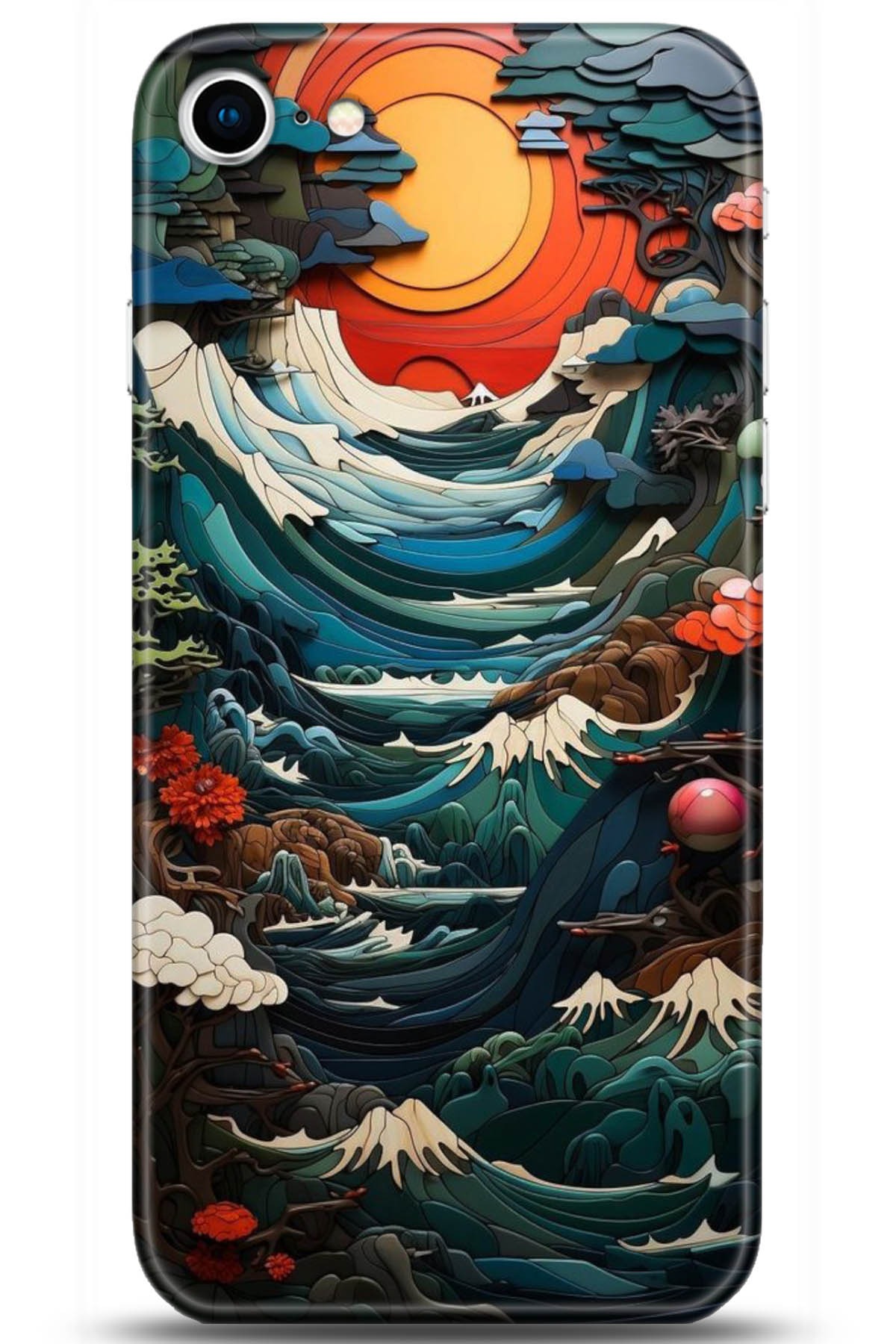 Apple iPhone 8 Uyumlu Kılıf HD Baskılı Kılıf - Followed Institution 5009