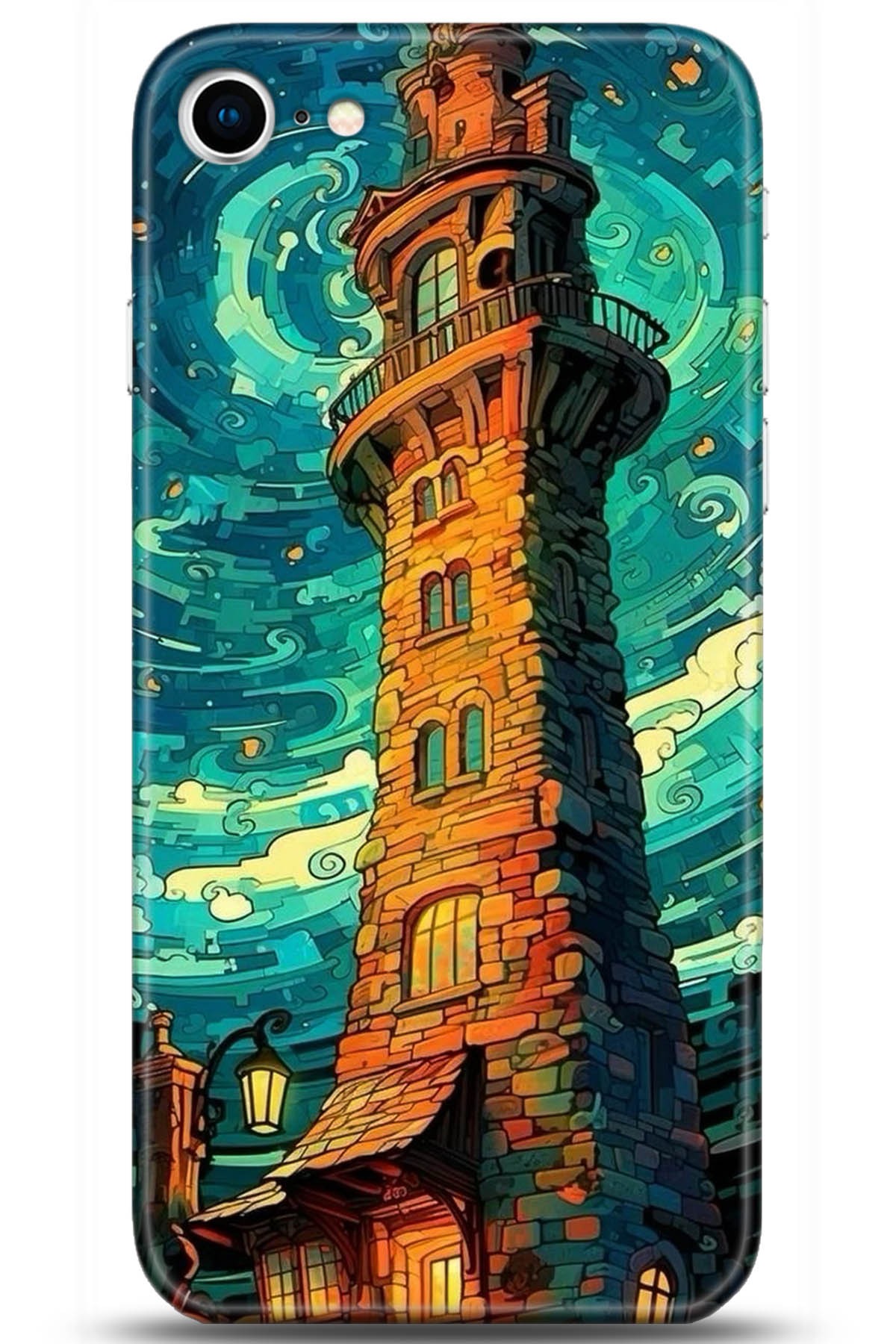 Apple iPhone 8 Uyumlu Kılıf HD Baskılı Kılıf - Followed Institution 5233