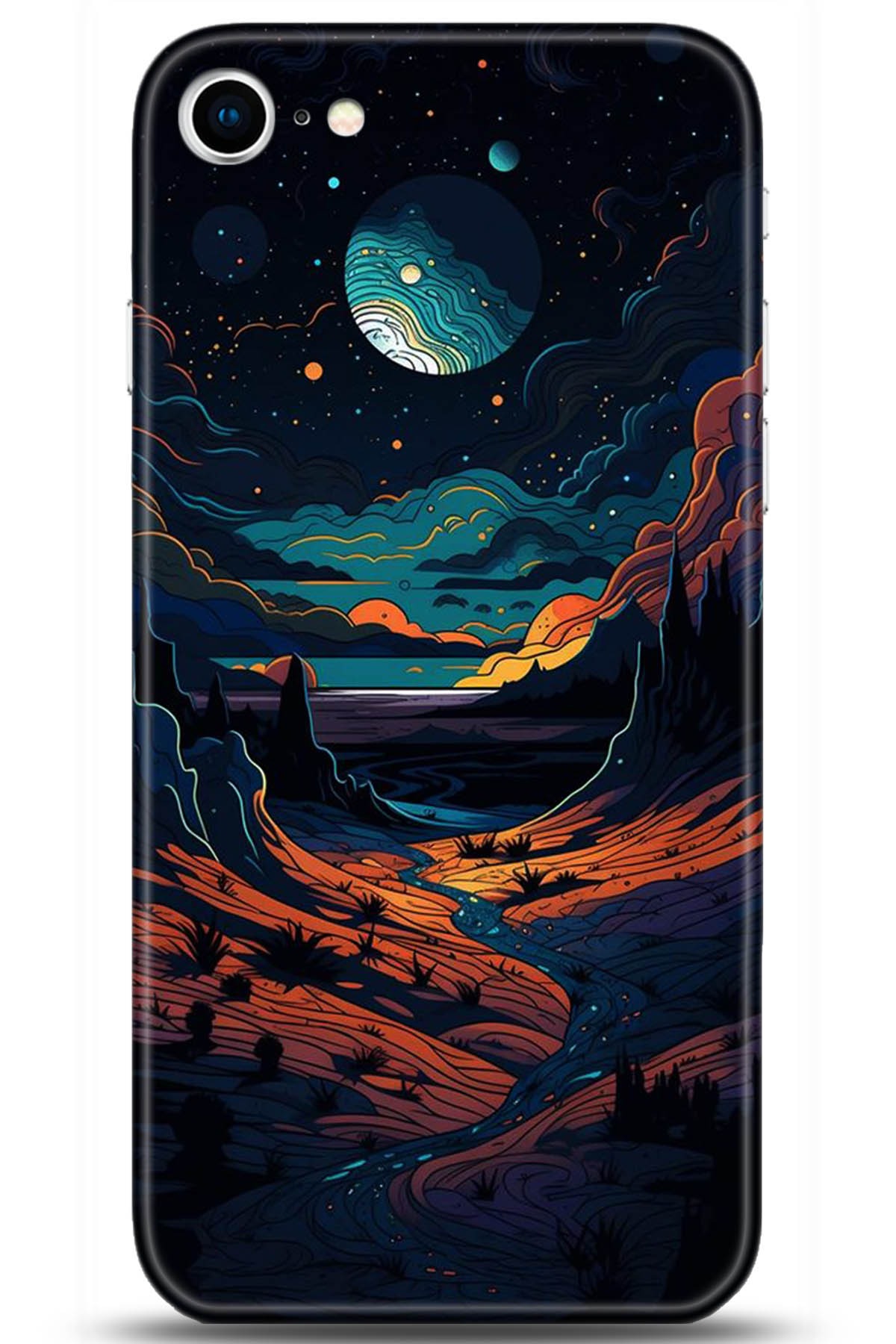 Apple iPhone 8 Uyumlu Kılıf HD Baskılı Kılıf - Followed Institution 5275