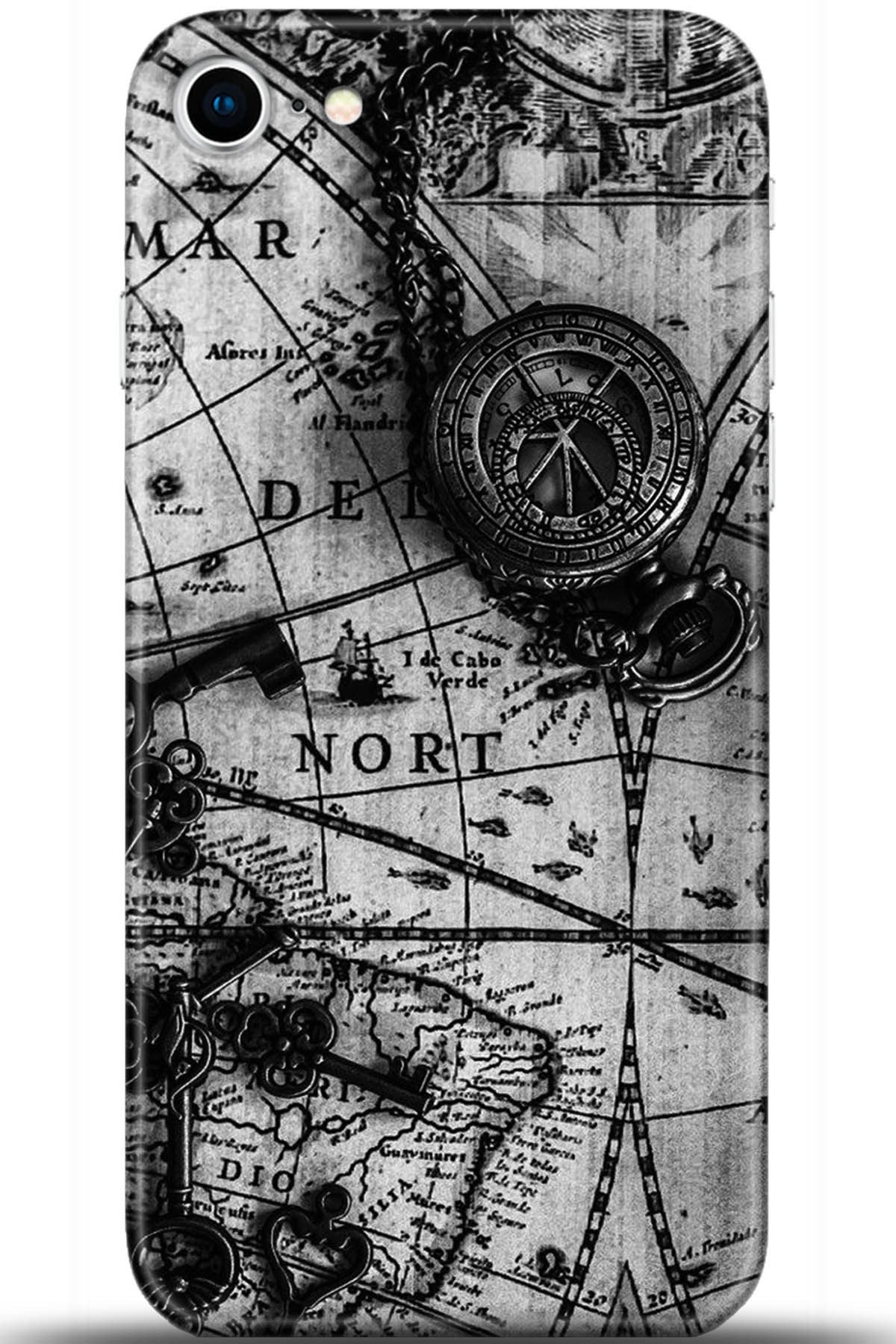 Apple iPhone 8 Uyumlu Kılıf HD Baskılı Kılıf - Followed Institution 5381