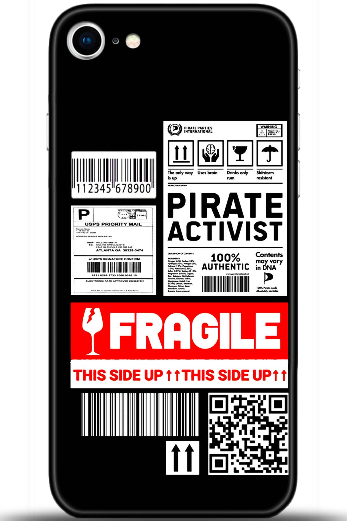 Apple iPhone 8 Uyumlu Kılıf HD Baskılı Kılıf - Followed Institution 5447