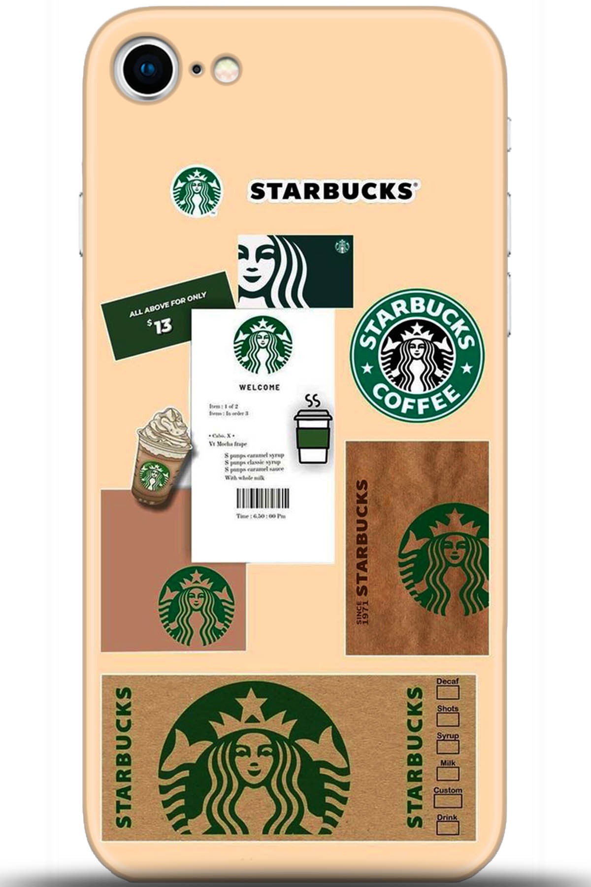 Apple iPhone 8 Uyumlu Kılıf HD Baskılı Kılıf - Followed Institution 5470